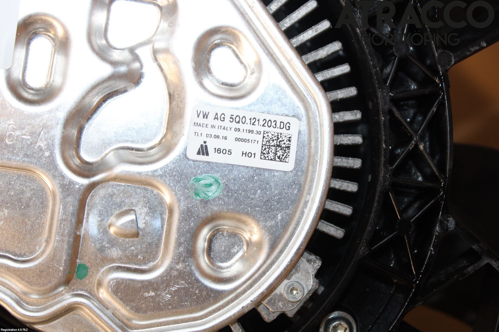 Volkswagen VW PASSAT 15-19 Kjølevifte Elektrisk