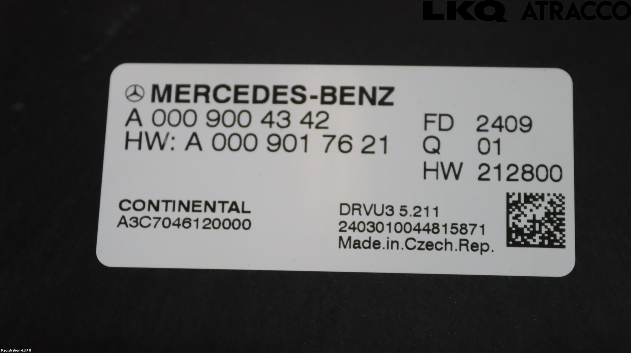 Mercedes-Benz MB EQE (V295) 22- Styreenhet Klima