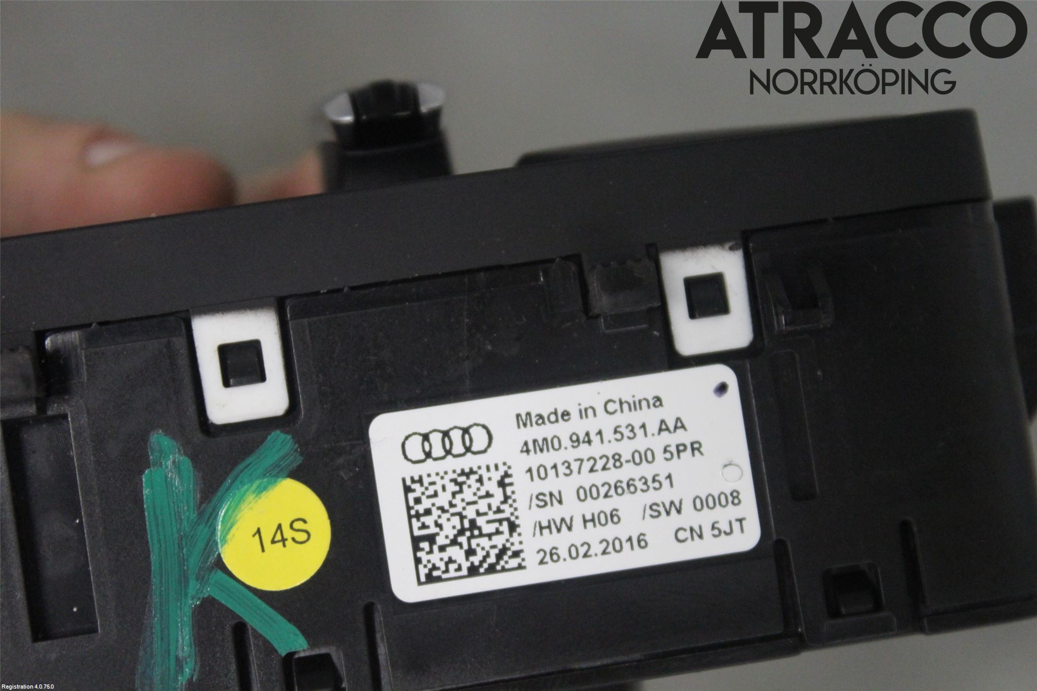 Audi A4/S4 B9 16-19 Bryter Hovedlys