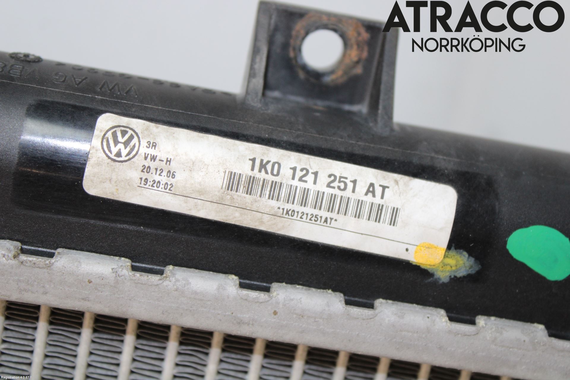 Volkswagen VW JETTA V 06-10 Radiator Manuell