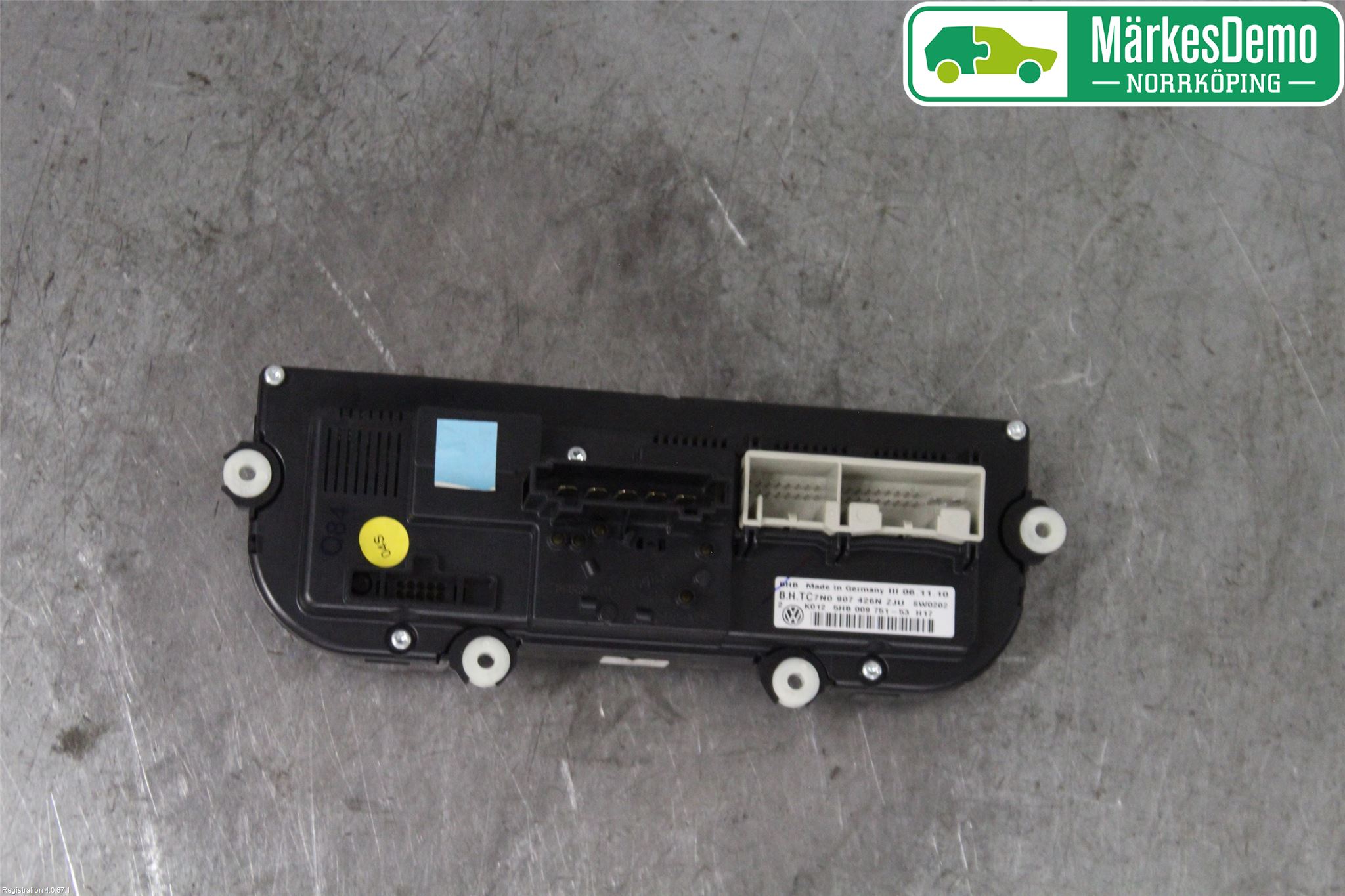 Volkswagen VW CADDY 11-15 Varmeapparat Panel(Regulering)