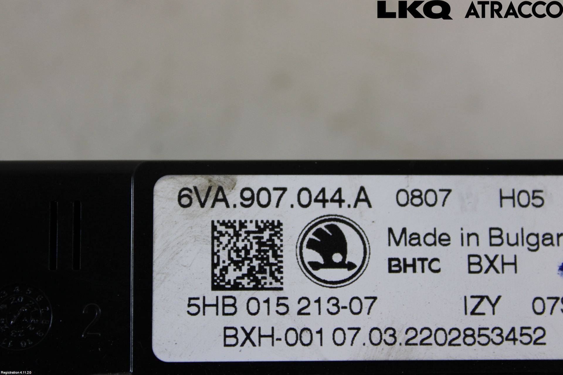 Skoda FABIA 22- Varmeapparat Panel(Regulering)