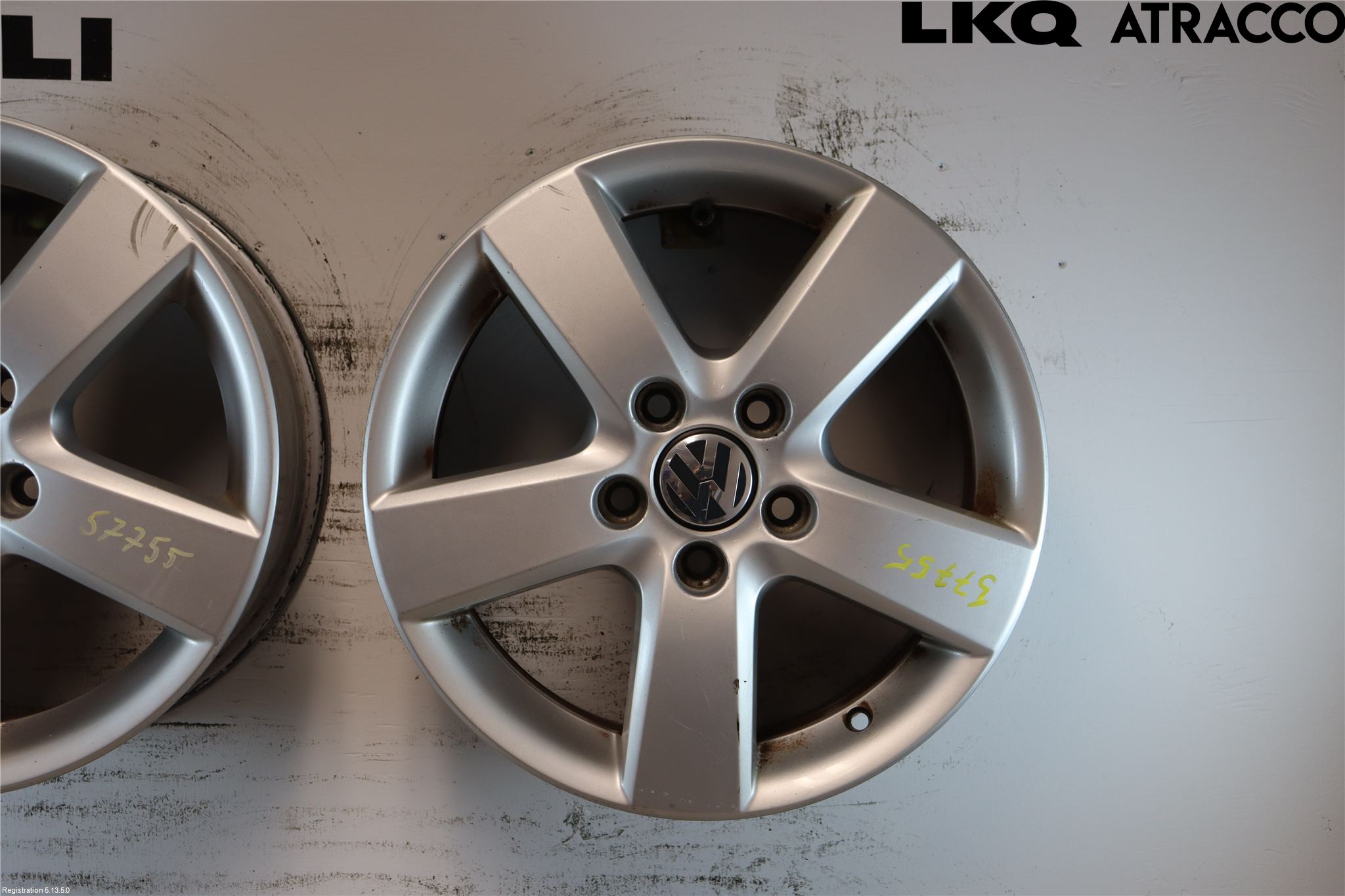 Volkswagen VW GOLF V 04-09 Felg Aluminium Sett 4Stk