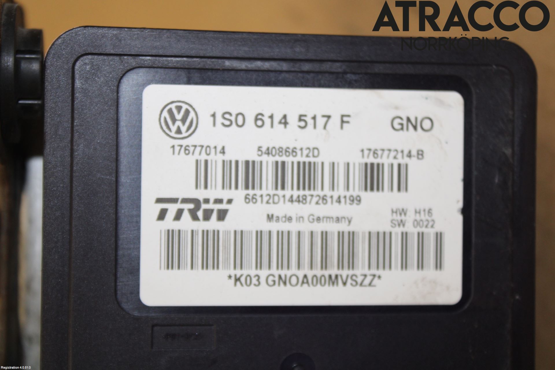 Volkswagen VW UP! / E-UP! Abs Hydraulikkaggregat