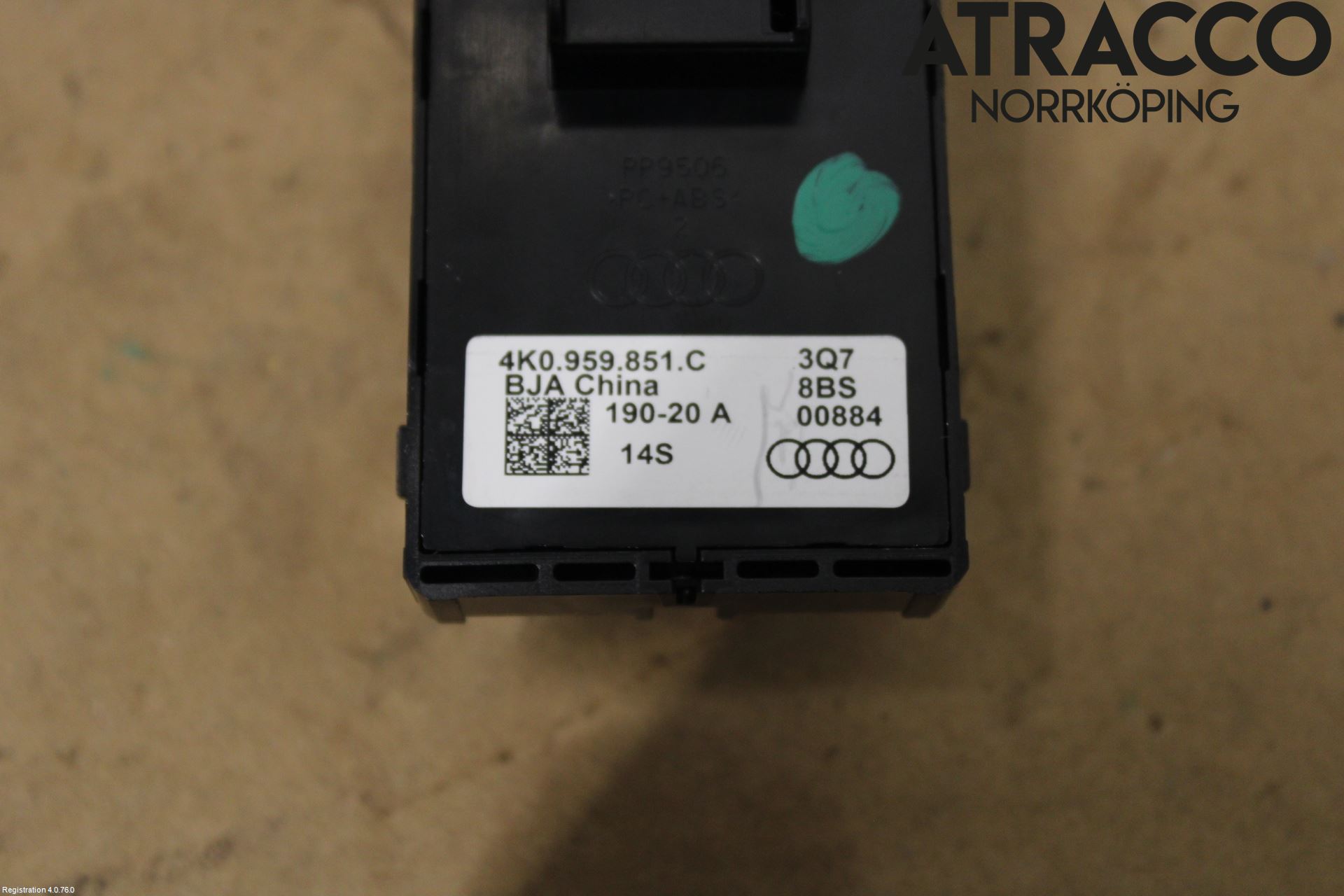 Audi A6 F2/C8 19- Bryter Vindusheis