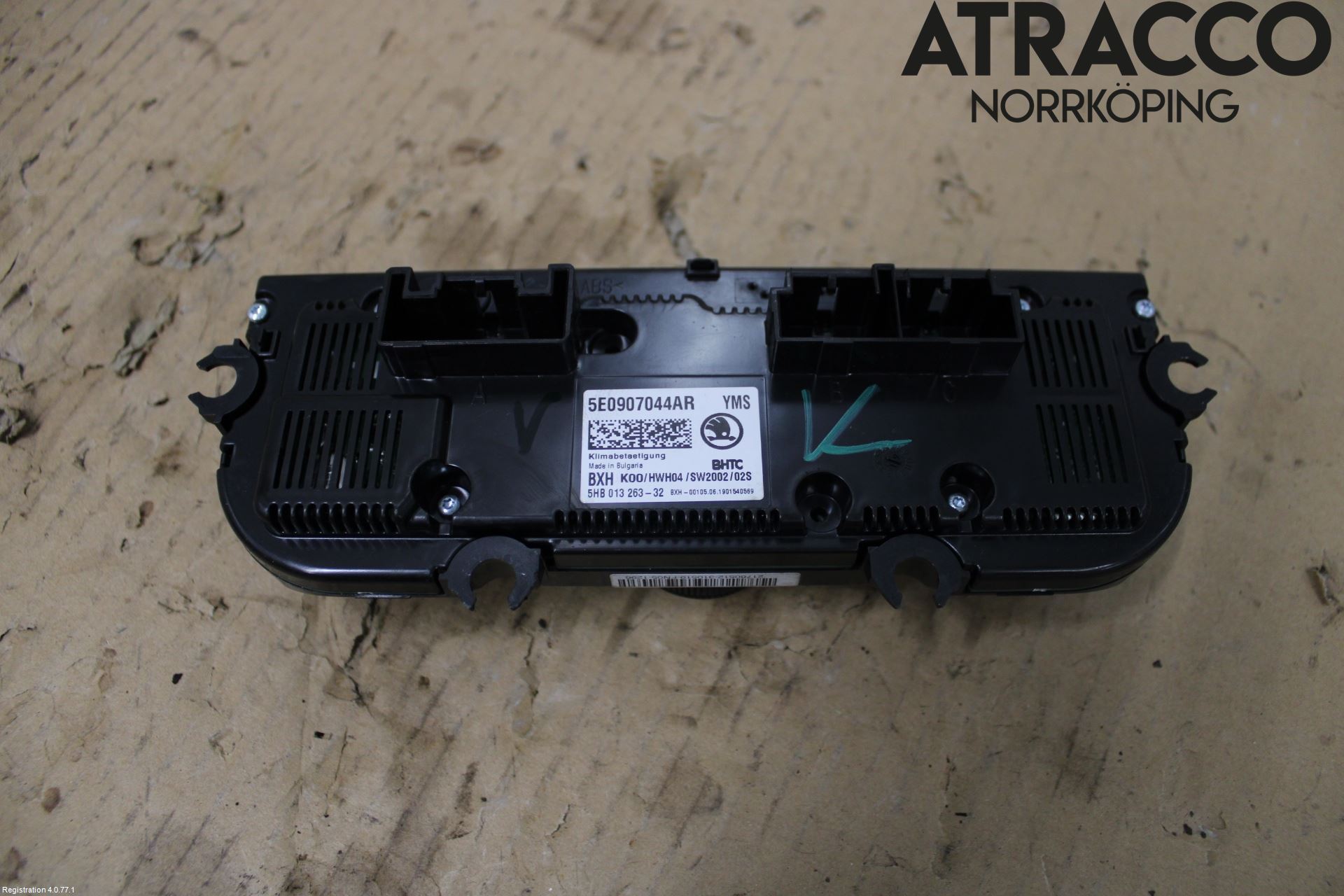 Skoda OCTAVIA (5E) 13-20 Varmeapparat Panel(Regulering)