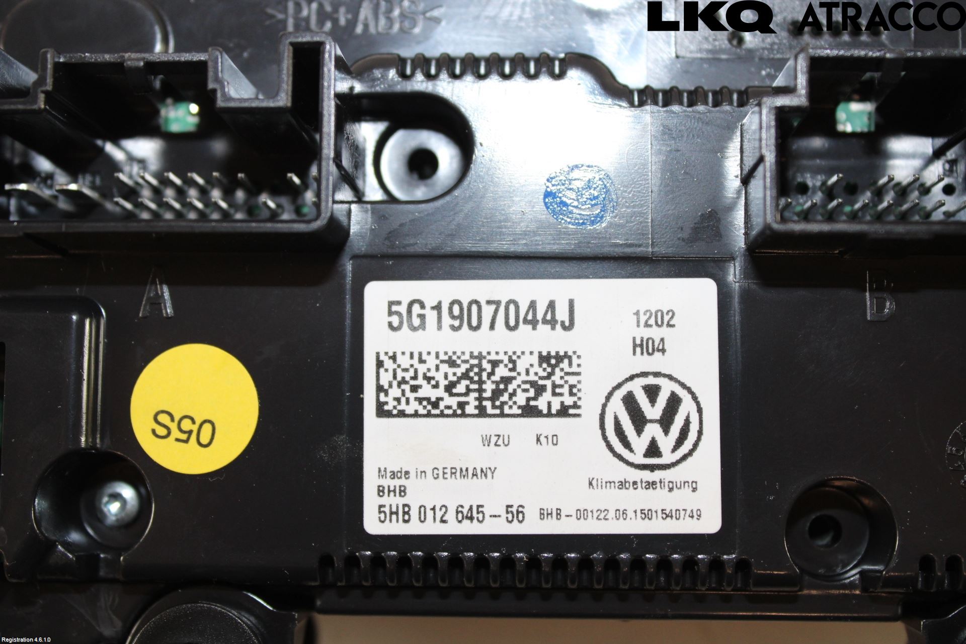 Volkswagen VW PASSAT 15-19 Varmeapparat Panel(Regulering)