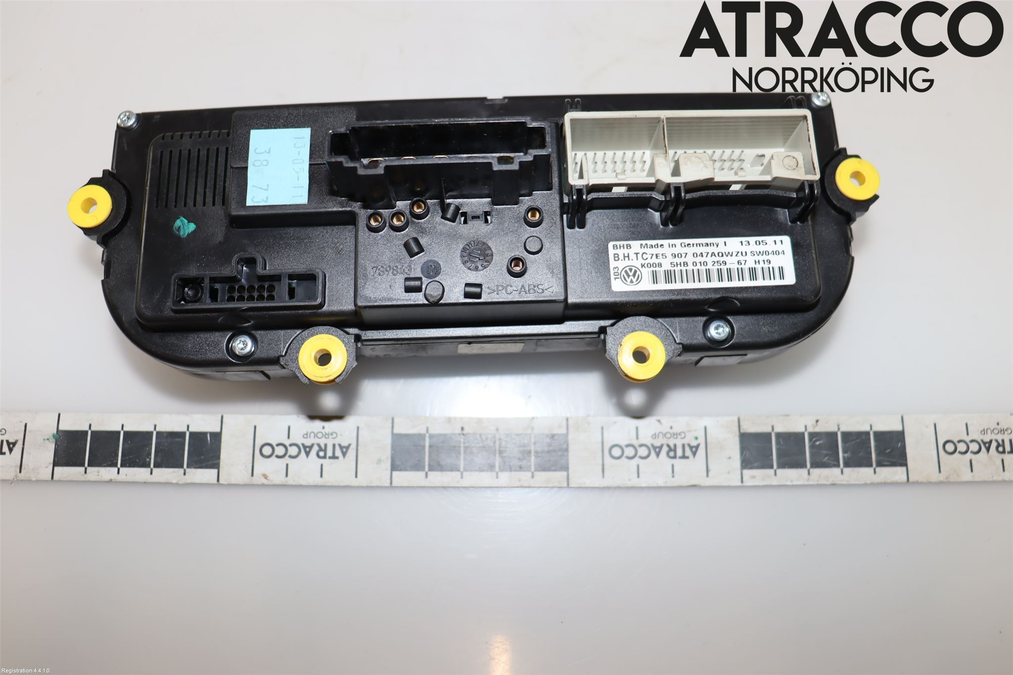Volkswagen VW TRANSP/CARAVELLE (T5) 04-15 Varme Ac Betjening-Display