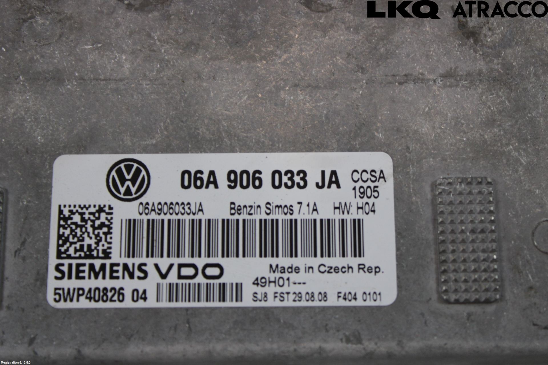 Volkswagen VW GOLF V 04-09 Styreenhet Dieselpumpe