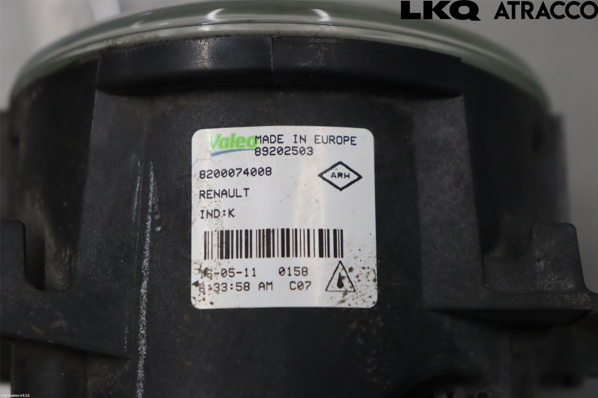Renault MEGANE III 09-15 Frontlykt-Kurve-Tåkelys