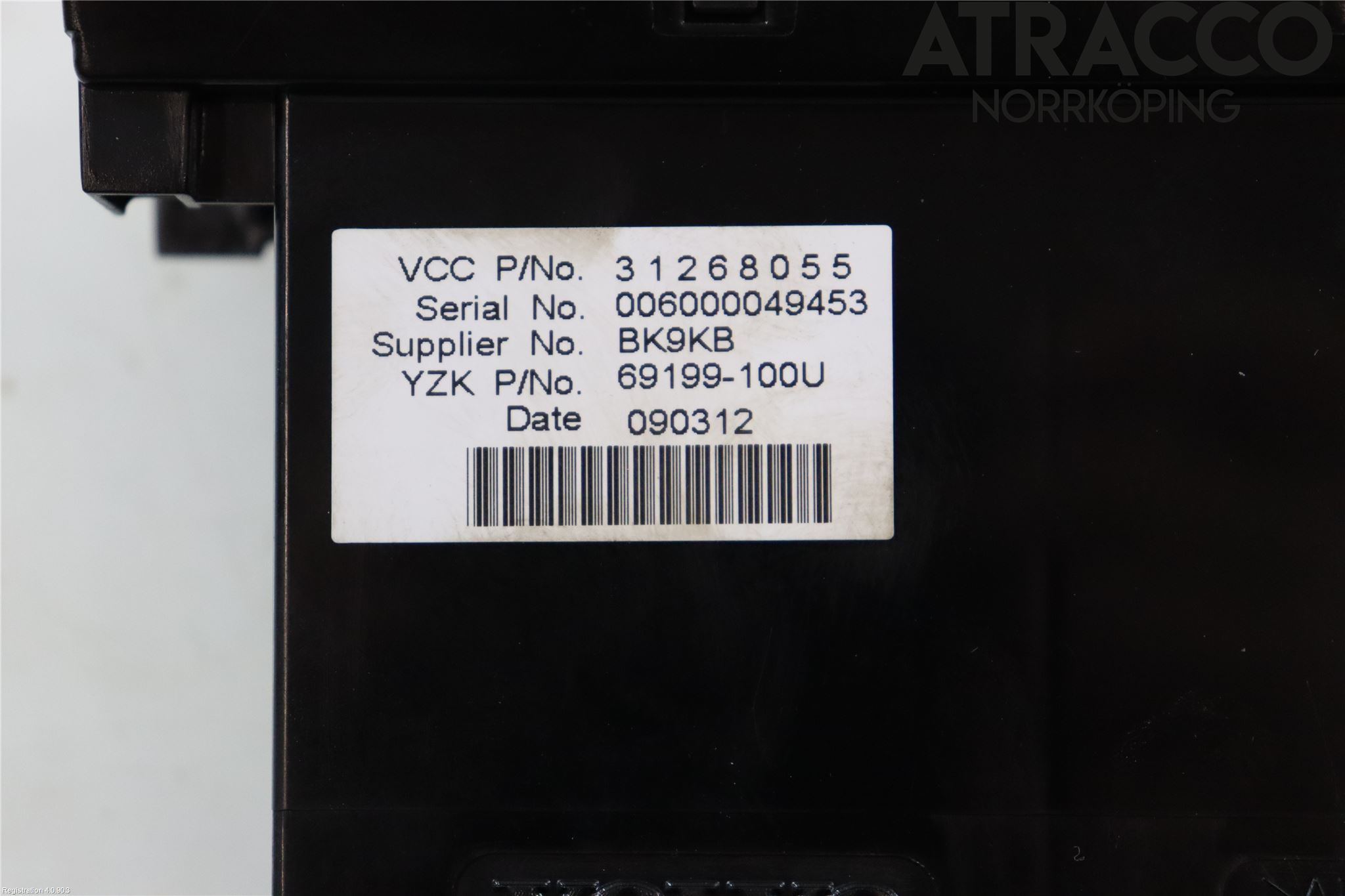 Volvo V50 08-12 Instr Varselys - Display