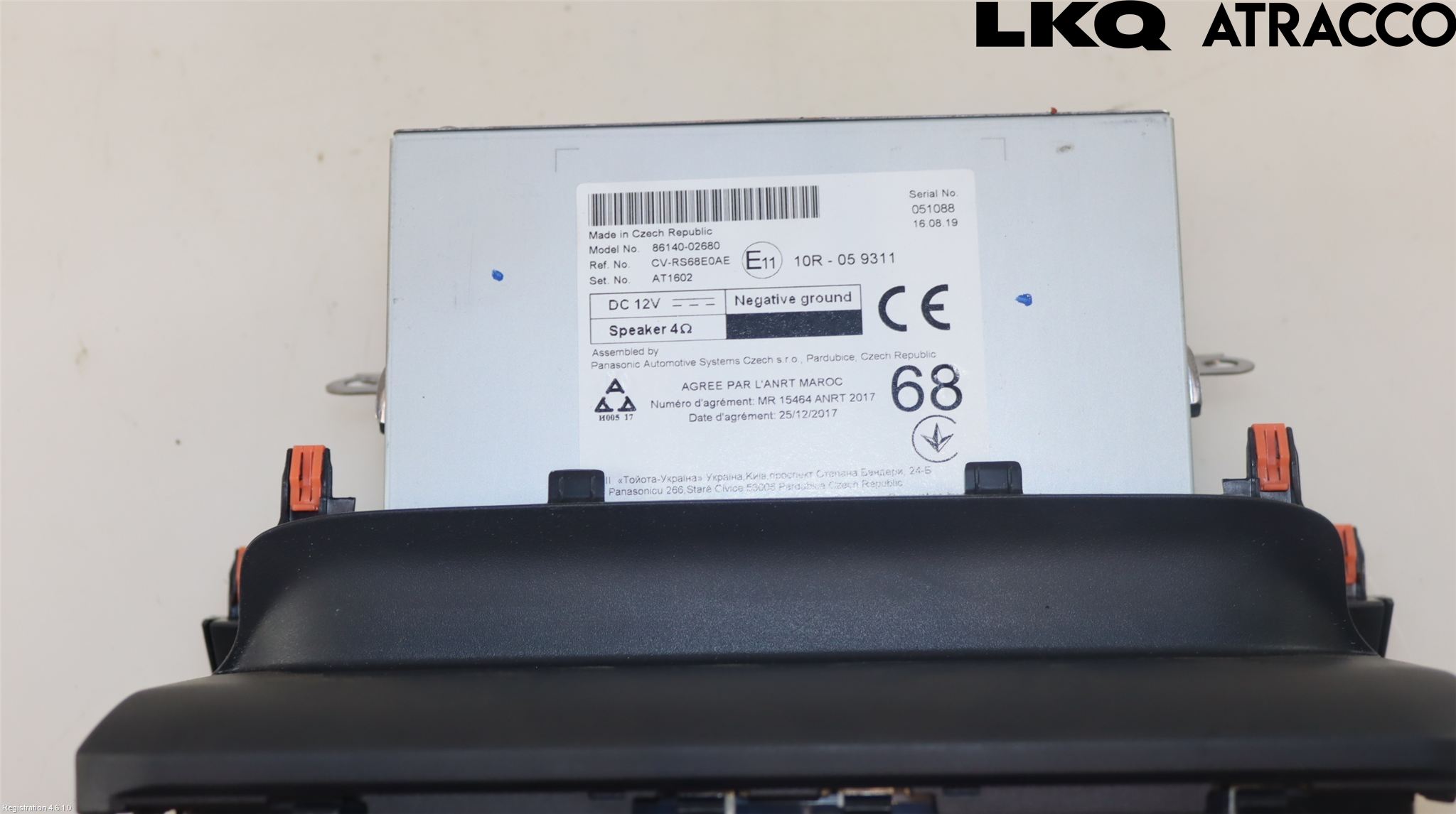 Toyota COROLLA 19- Stereo Radio Med Cd