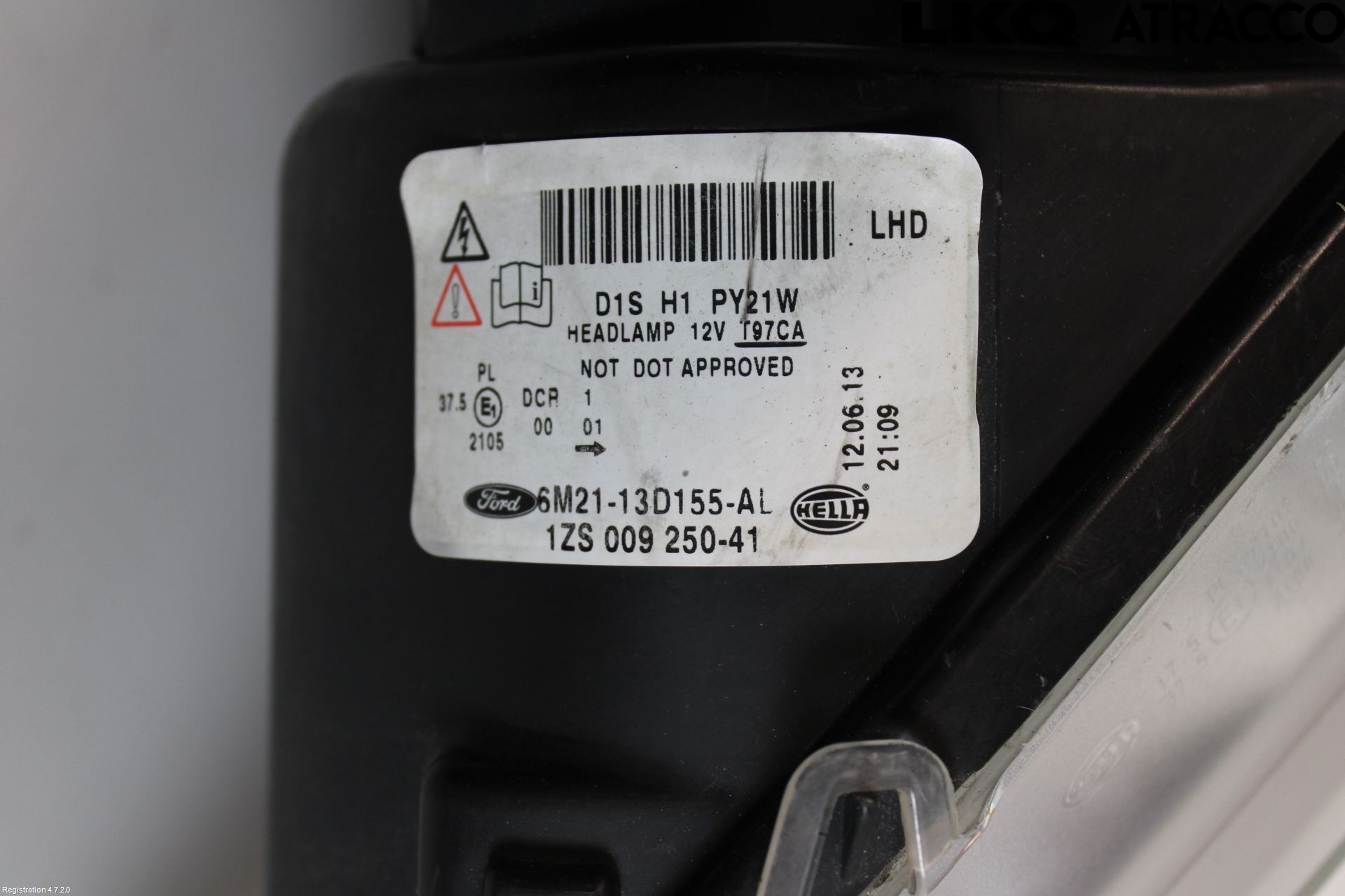 Ford S-MAX 06-15 Frontlykt Venstre