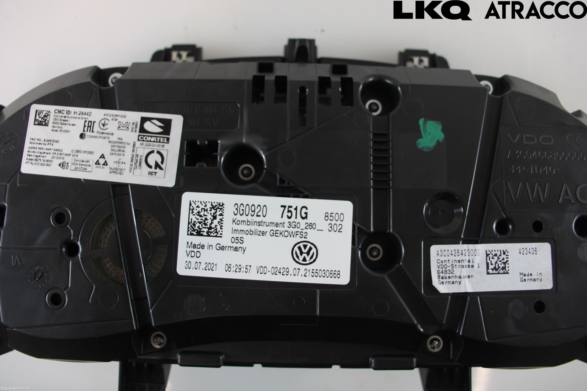 Volkswagen VW PASSAT 20-24 Instr Kombinert