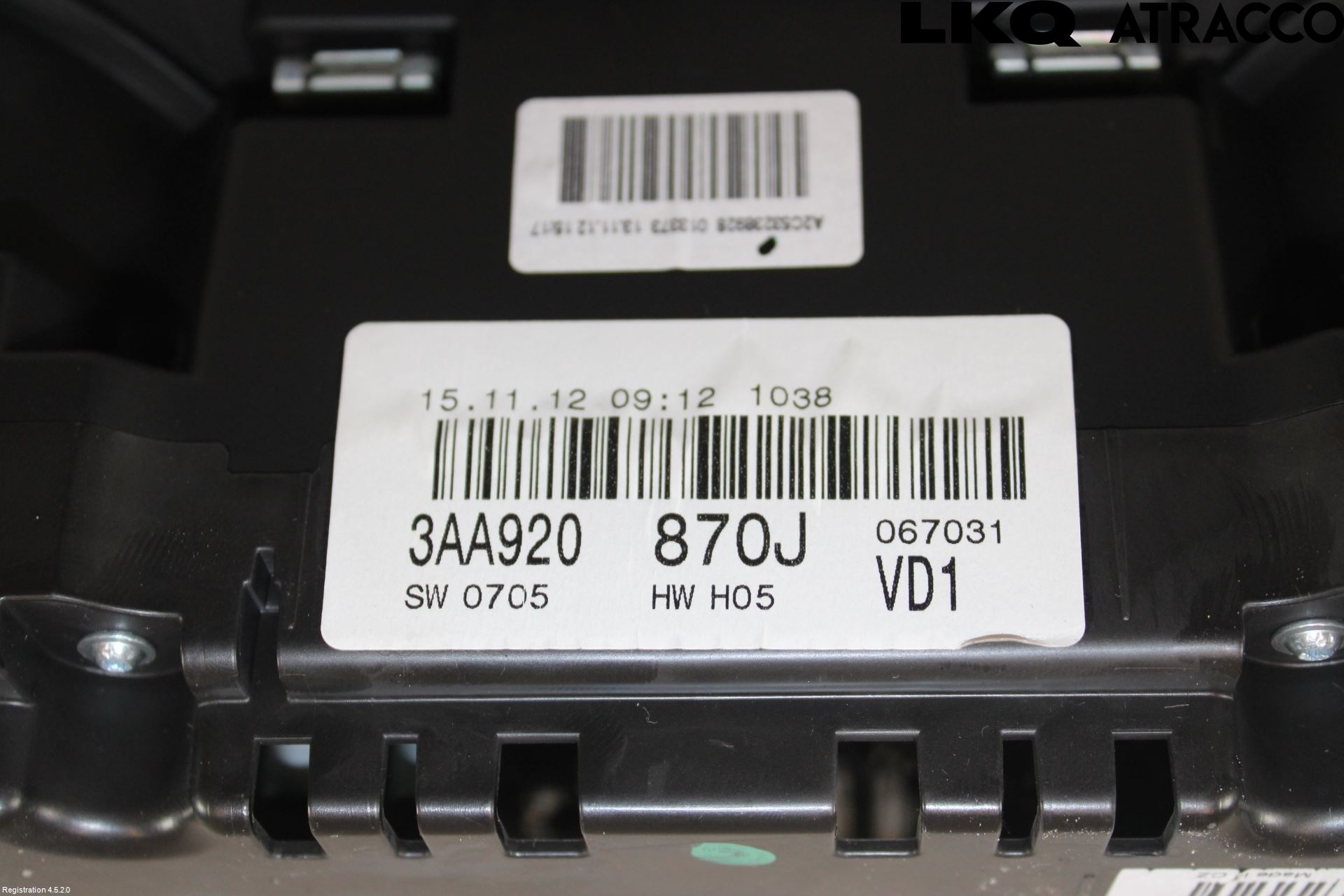 Volkswagen VW PASSAT 11-14 Instr Kombinert