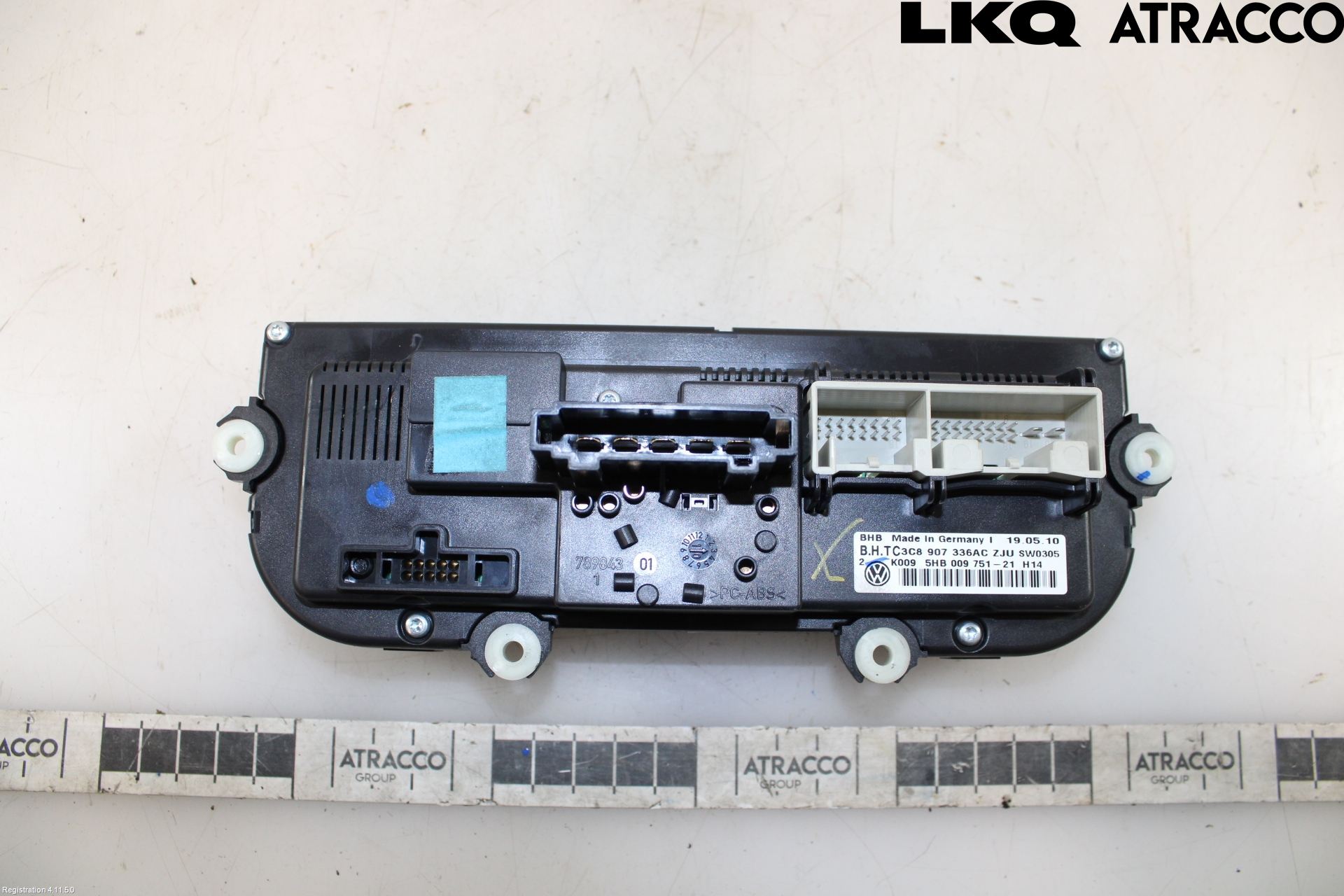 Volkswagen VW GOLF VI 09-13 Varmeapparat Panel(Regulering)