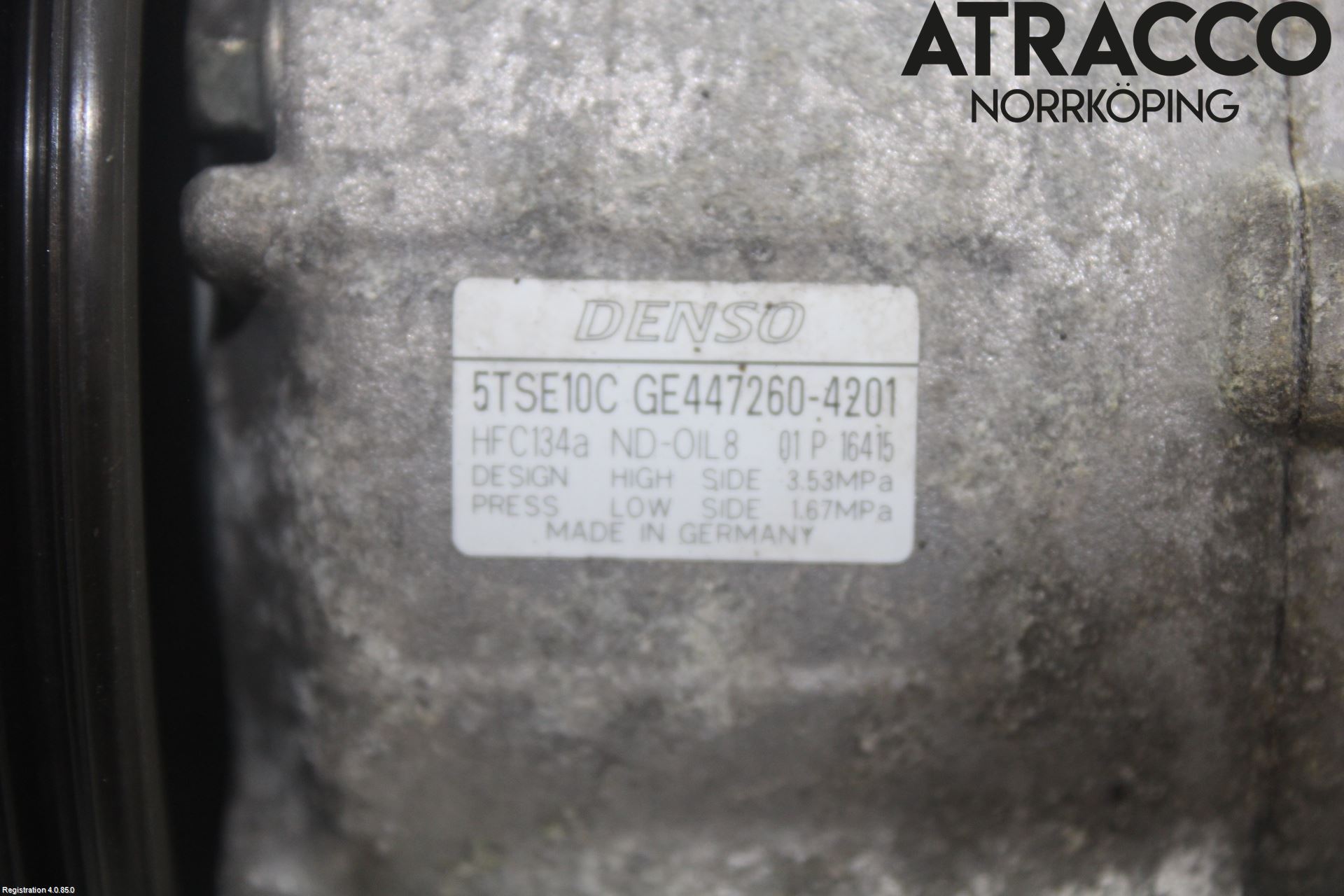 Toyota YARIS XP130 12-14 Varme Ac Kompressor