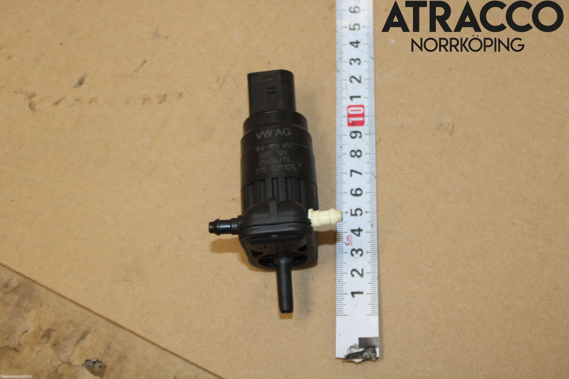 Volkswagen VW GOLF / E-GOLF VII 13-20 Spylerpumpe Frontrute