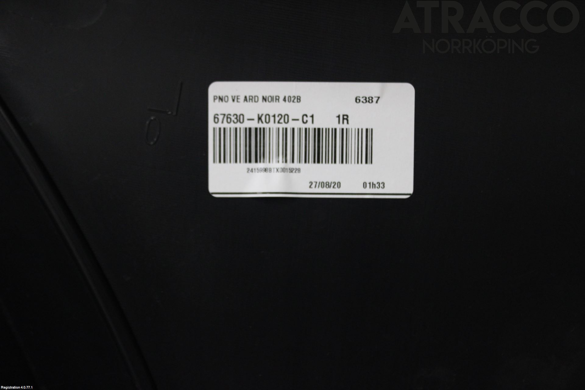 Toyota YARIS XP21 20- Innr Dørtrekk Høyre