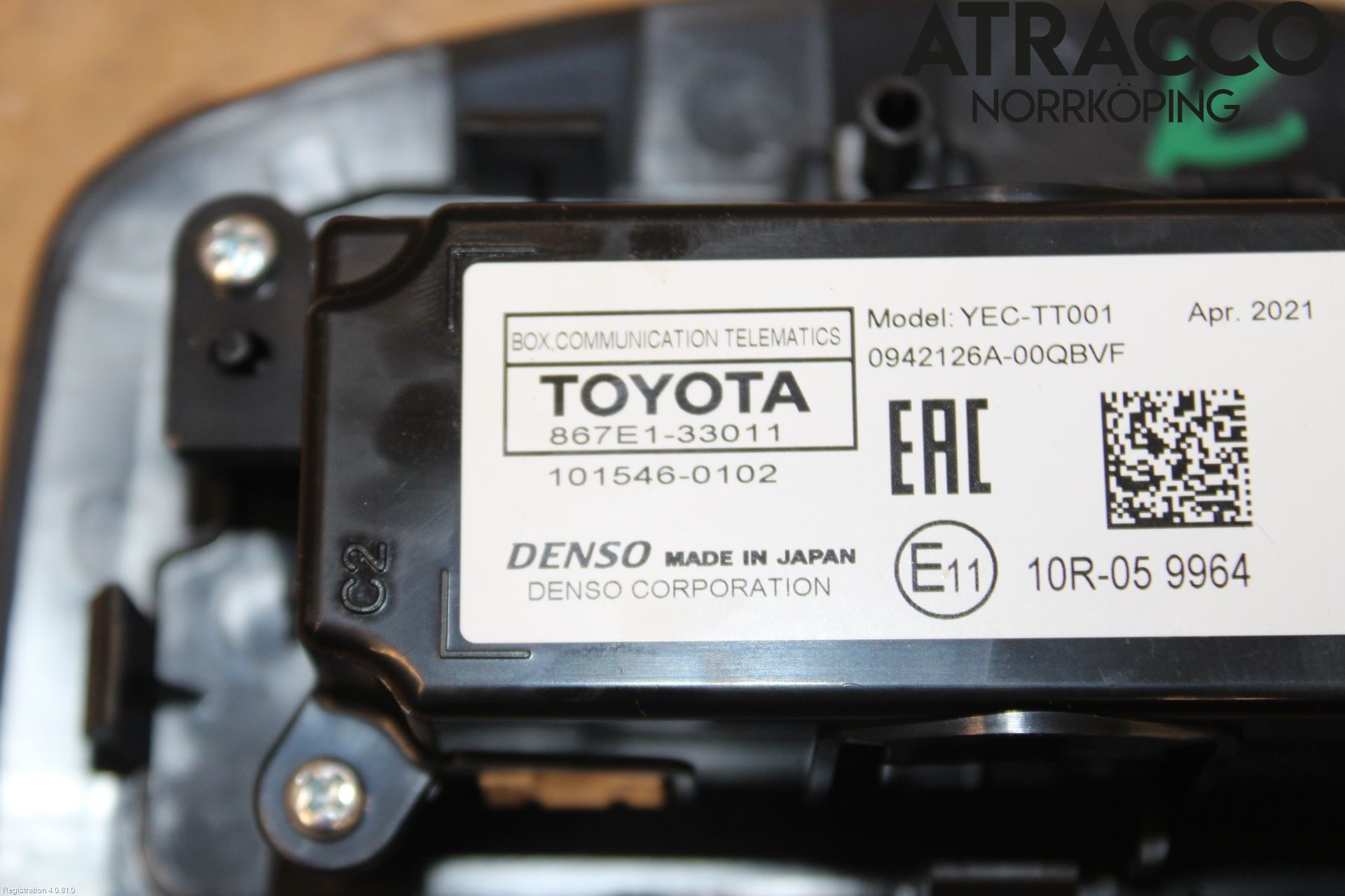 Toyota C-HR 16-23 Styreenhet Øvrig