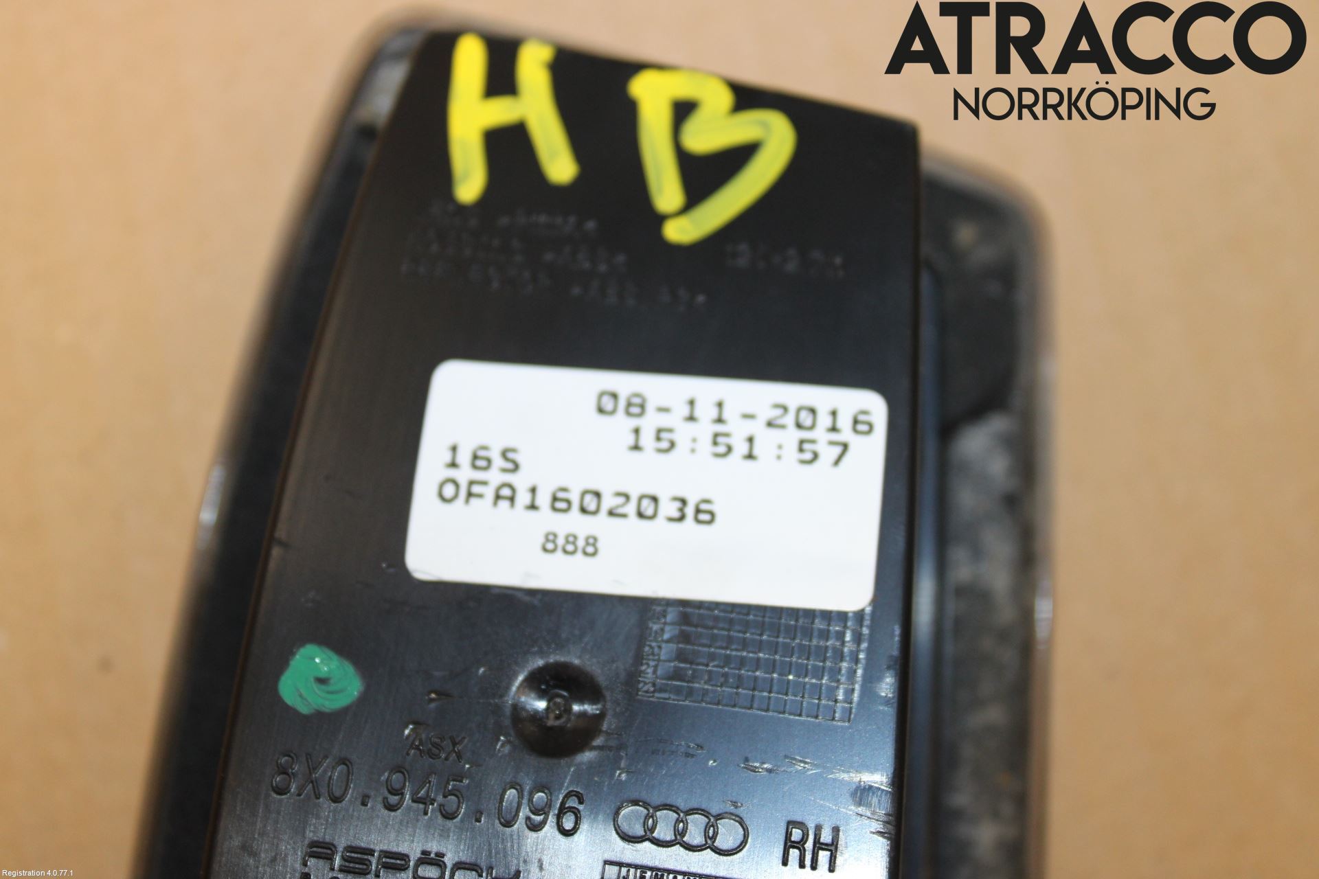 Audi A1/S1 11-18 Markeringslys Bak Høyre