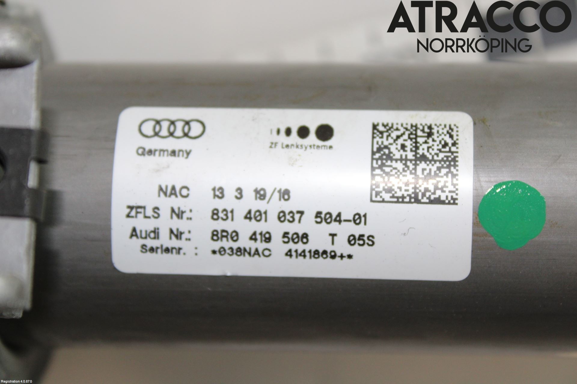 Audi Q5 09-16 Rattakselaggregat Justerbart