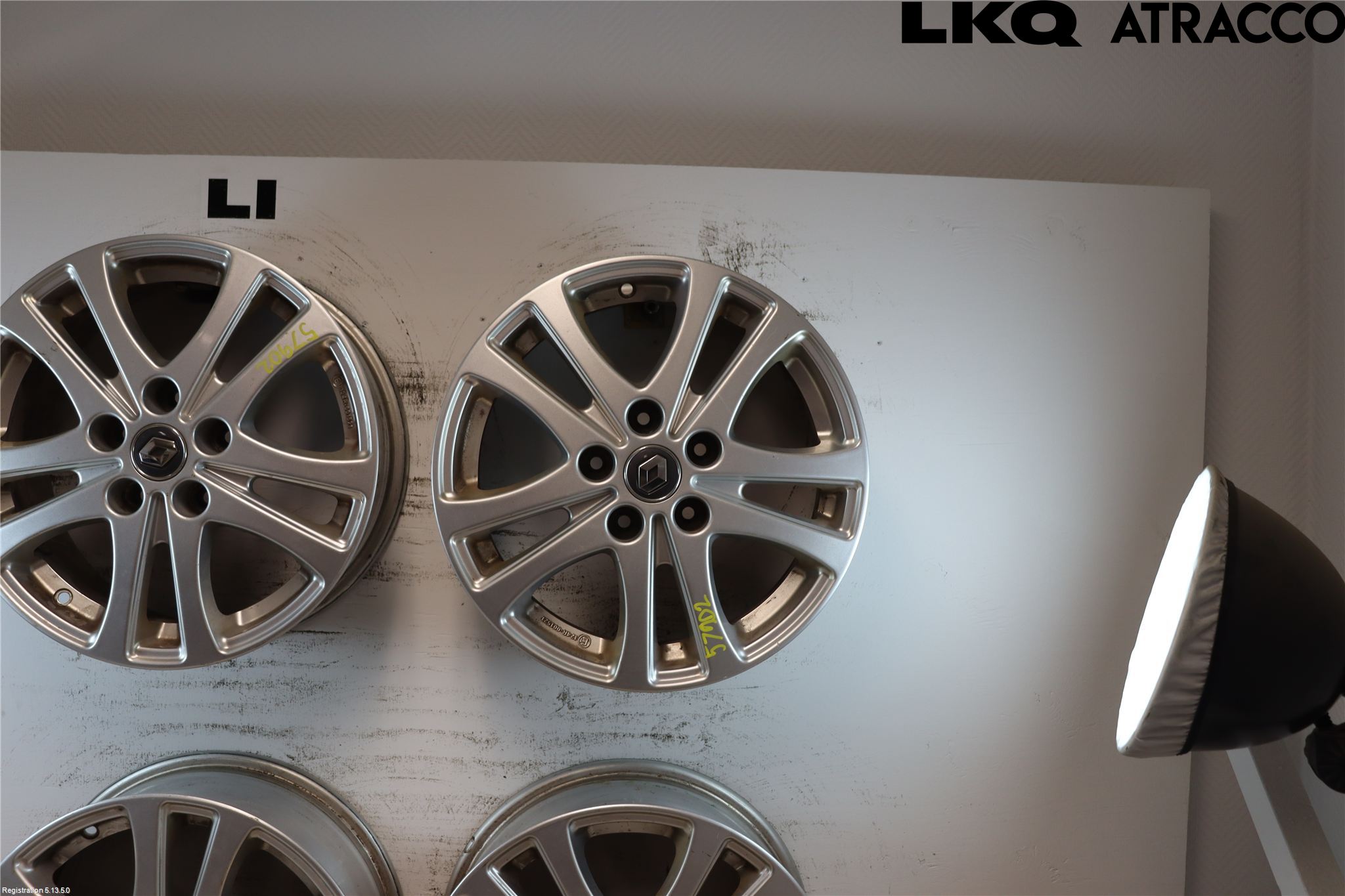 Renault MEGANE III 09-15 Felg Aluminium Sett 4Stk
