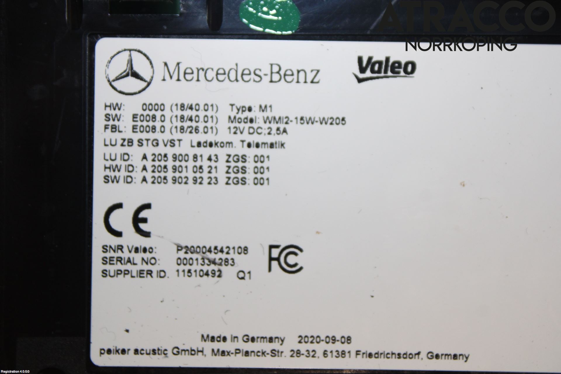 Mercedes-Benz MB EQC (N293) 20- Styrenhet Multimedia