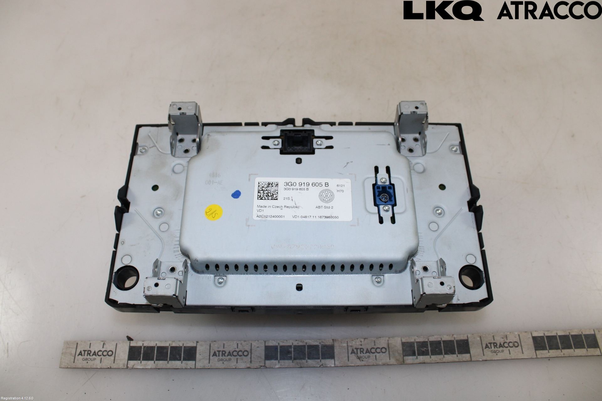 Volkswagen VW GOLF / E-GOLF VII 13-20 Multifunktionsdisplay