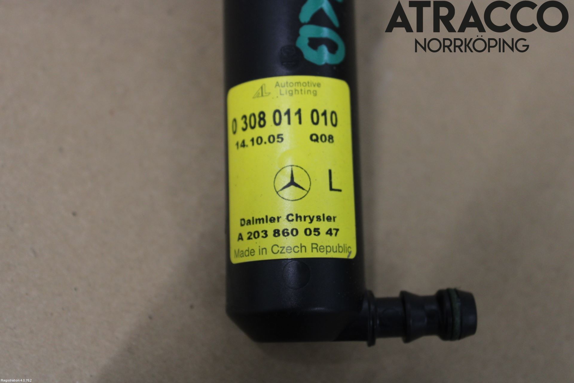 Mercedes-Benz MB C (203) 00-07 Spylerdyse Frontlykter