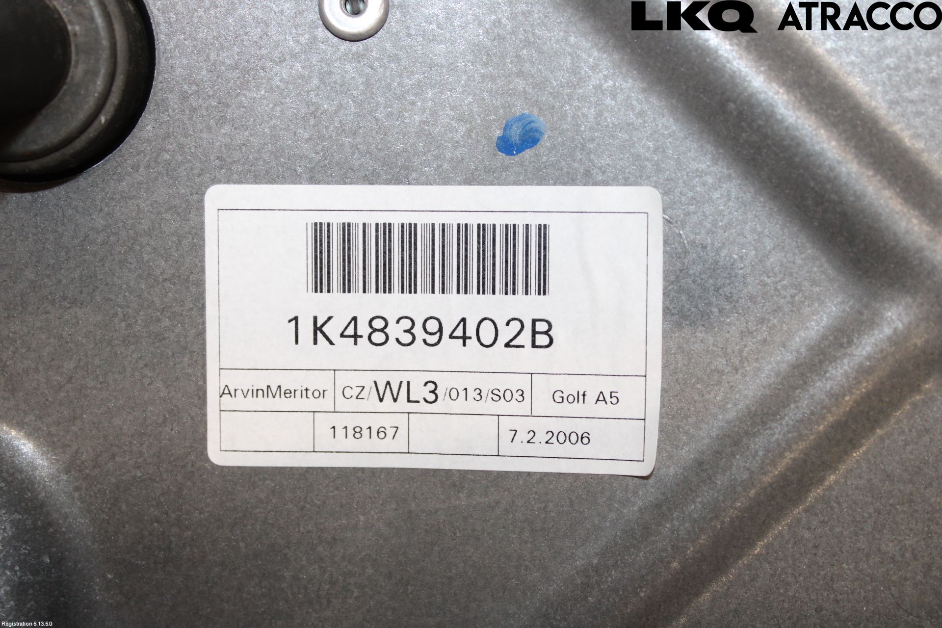 Volkswagen VW GOLF V 04-09 Vindusheis