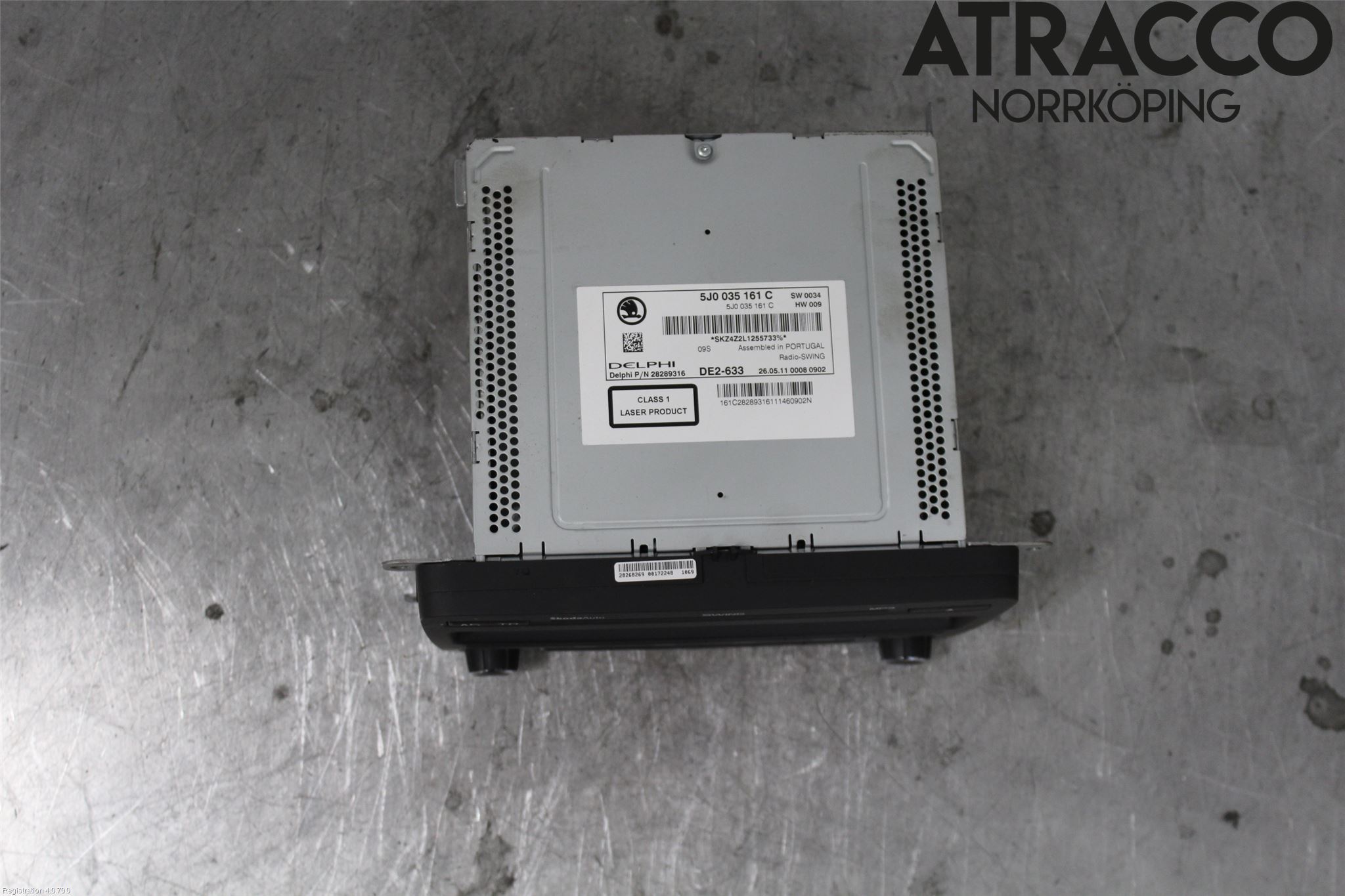 Skoda OCTAVIA (1Z) 05-13 Stereo Radio Med Cd