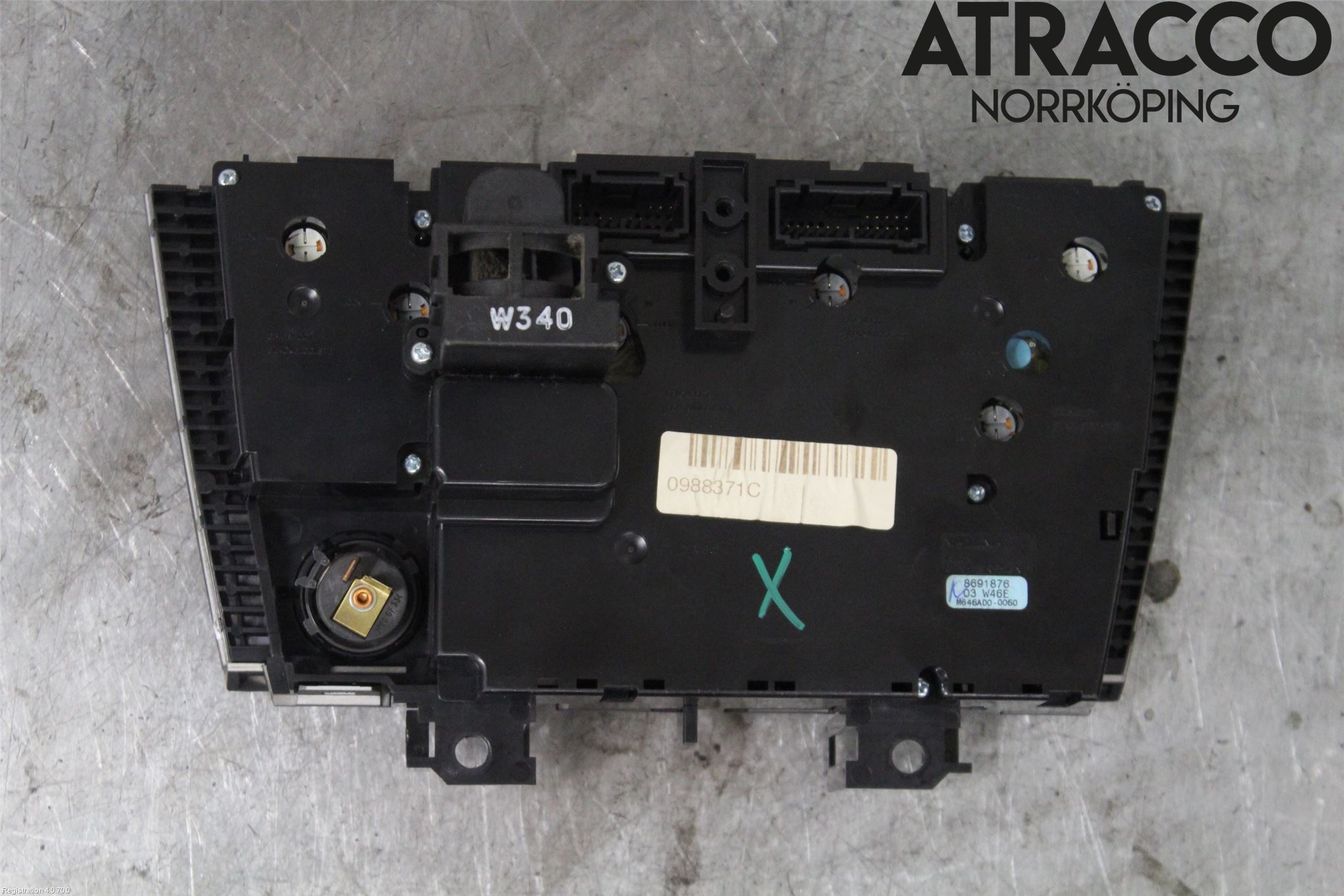 Volvo V70 00-04 Varmeapparat Panel(Regulering)