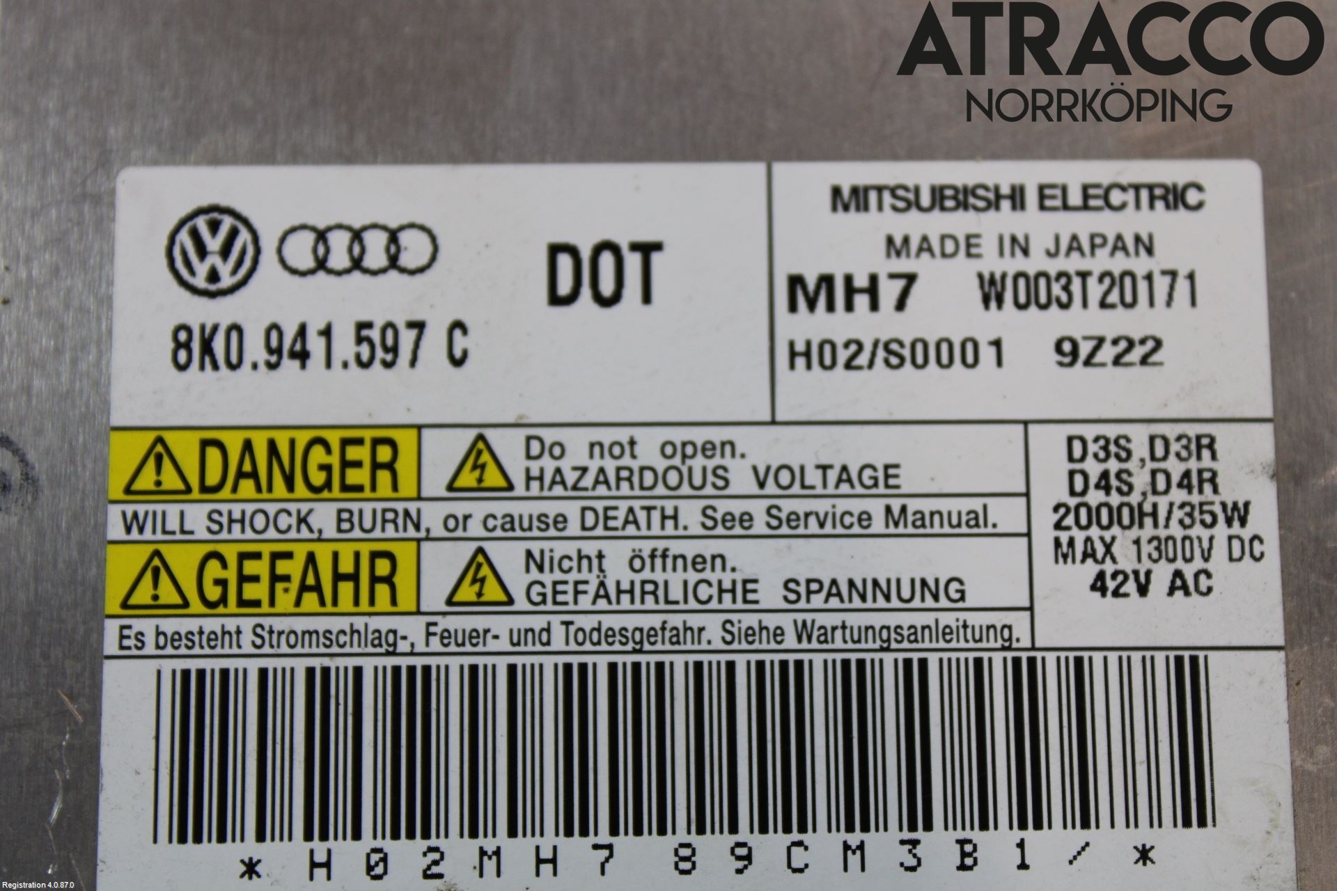 Audi A5 07-16 Styreenhet Xenon