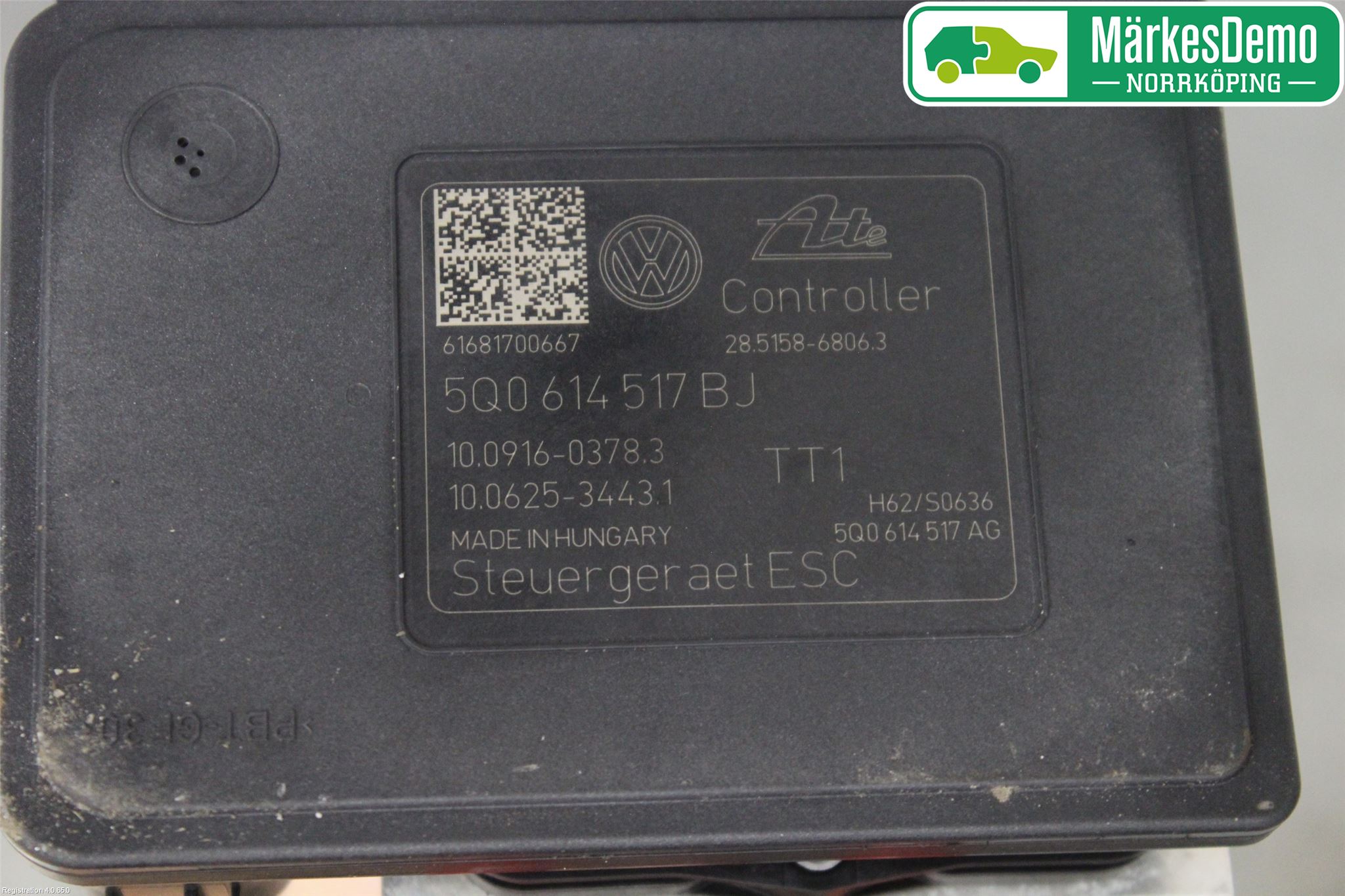 Volkswagen VW GOLF / E-GOLF VII 13-20 Abs Hydraulikkaggregat