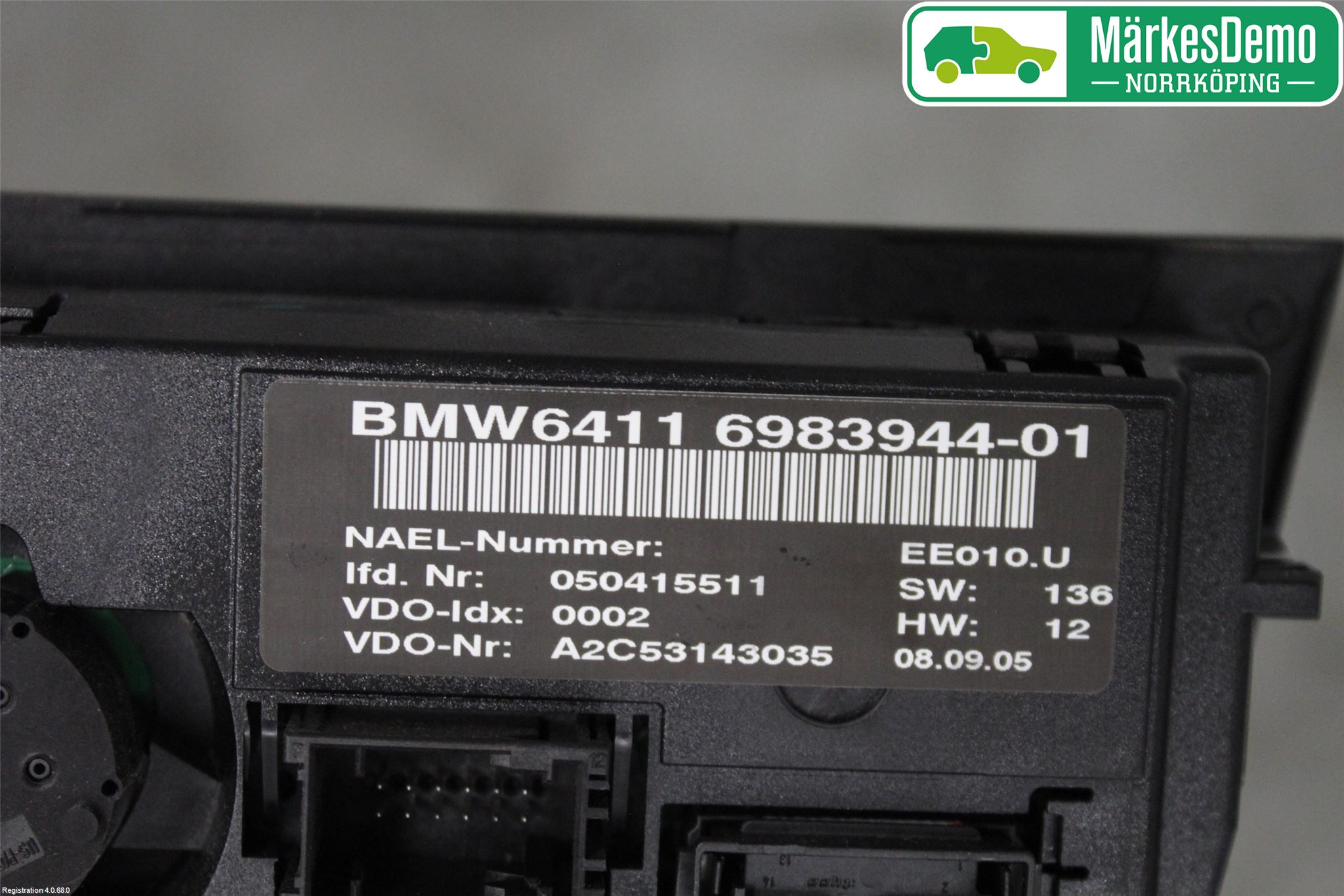 BMW 3 E90/91 SED/TOU 05-12 Varmeapparat Panel(Regulering)
