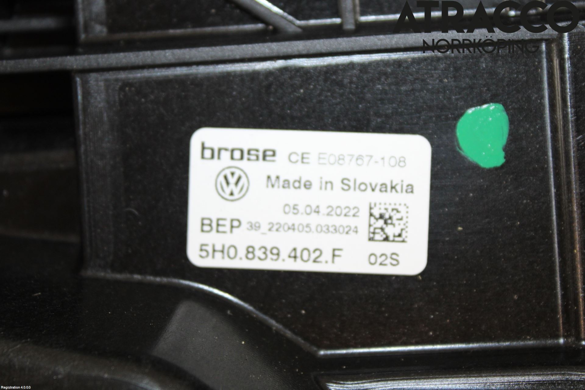 Volkswagen VW GOLF / E-GOLF VIII 20- Vindusheis El Komp