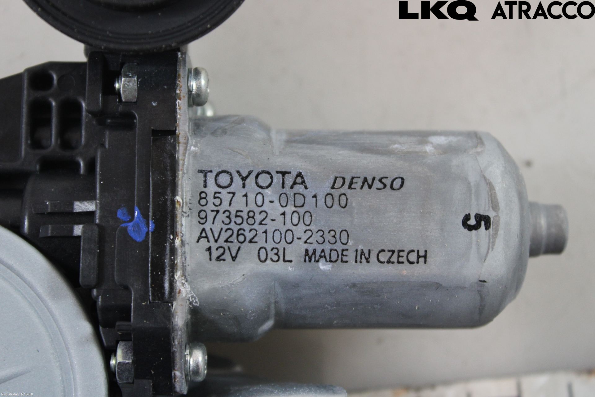 Toyota AURIS 10-12 Vindusheis El Komp