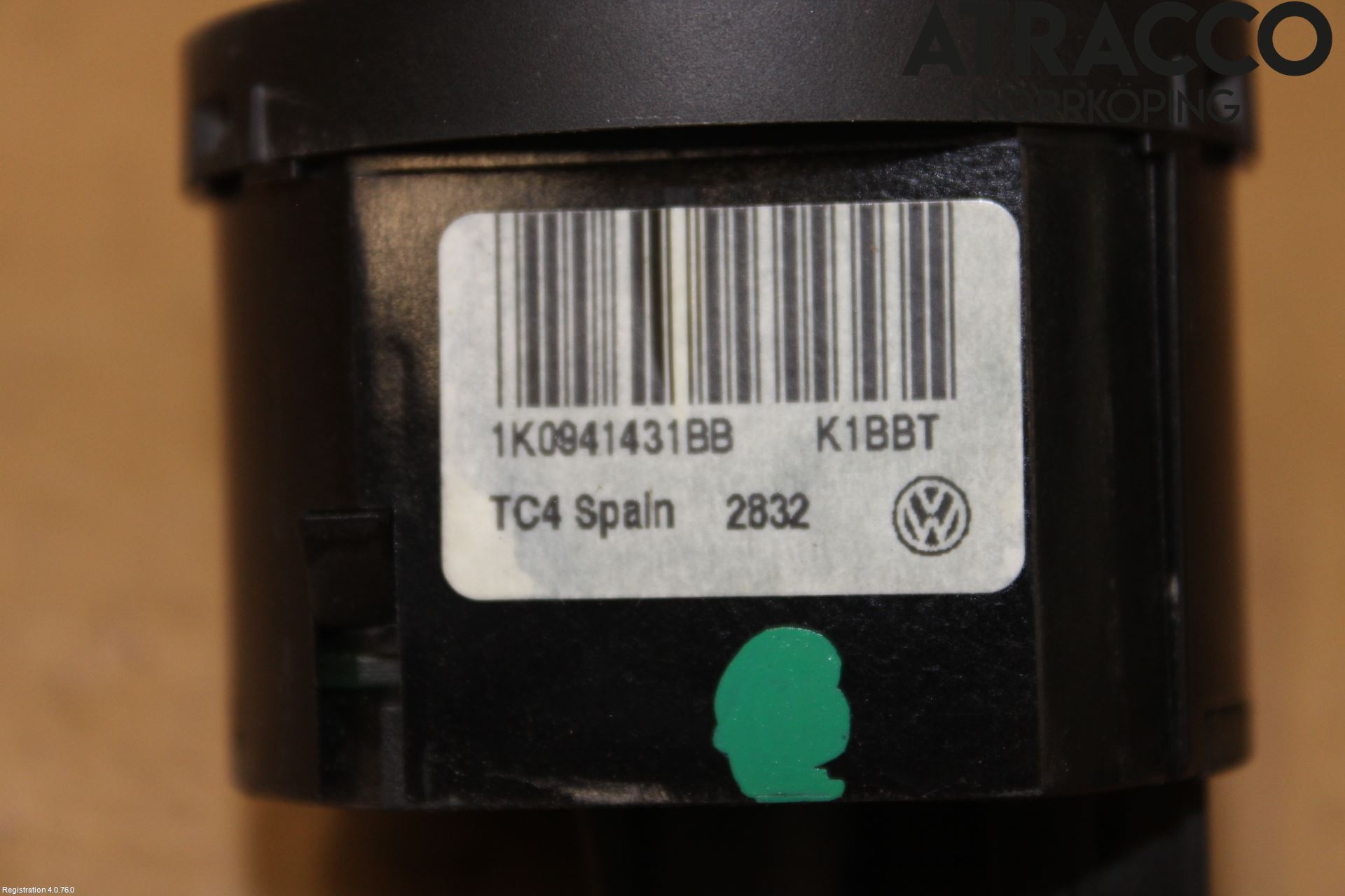 Volkswagen VW CADDY 11-15 Bryter Hovedlys
