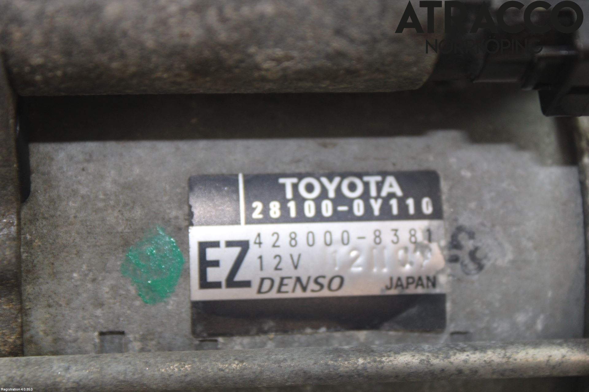 Toyota YARIS XP130 12-14 Startmotor