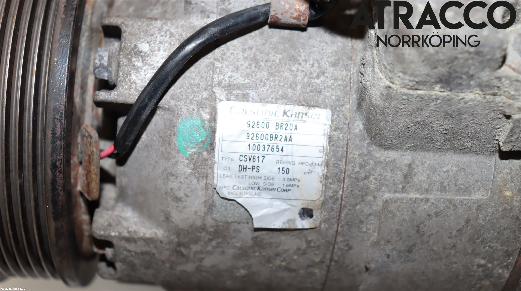 Nissan QASHQAI 10-14 Varme Ac Kompressor