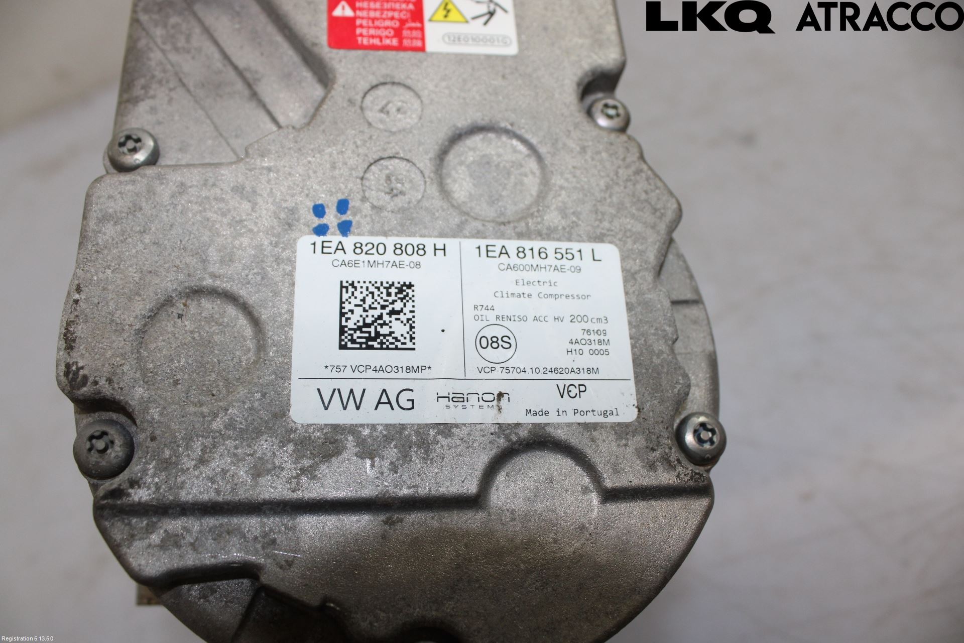 Volkswagen VW ID.7/TOURER 24- Varme Ac Kompressor