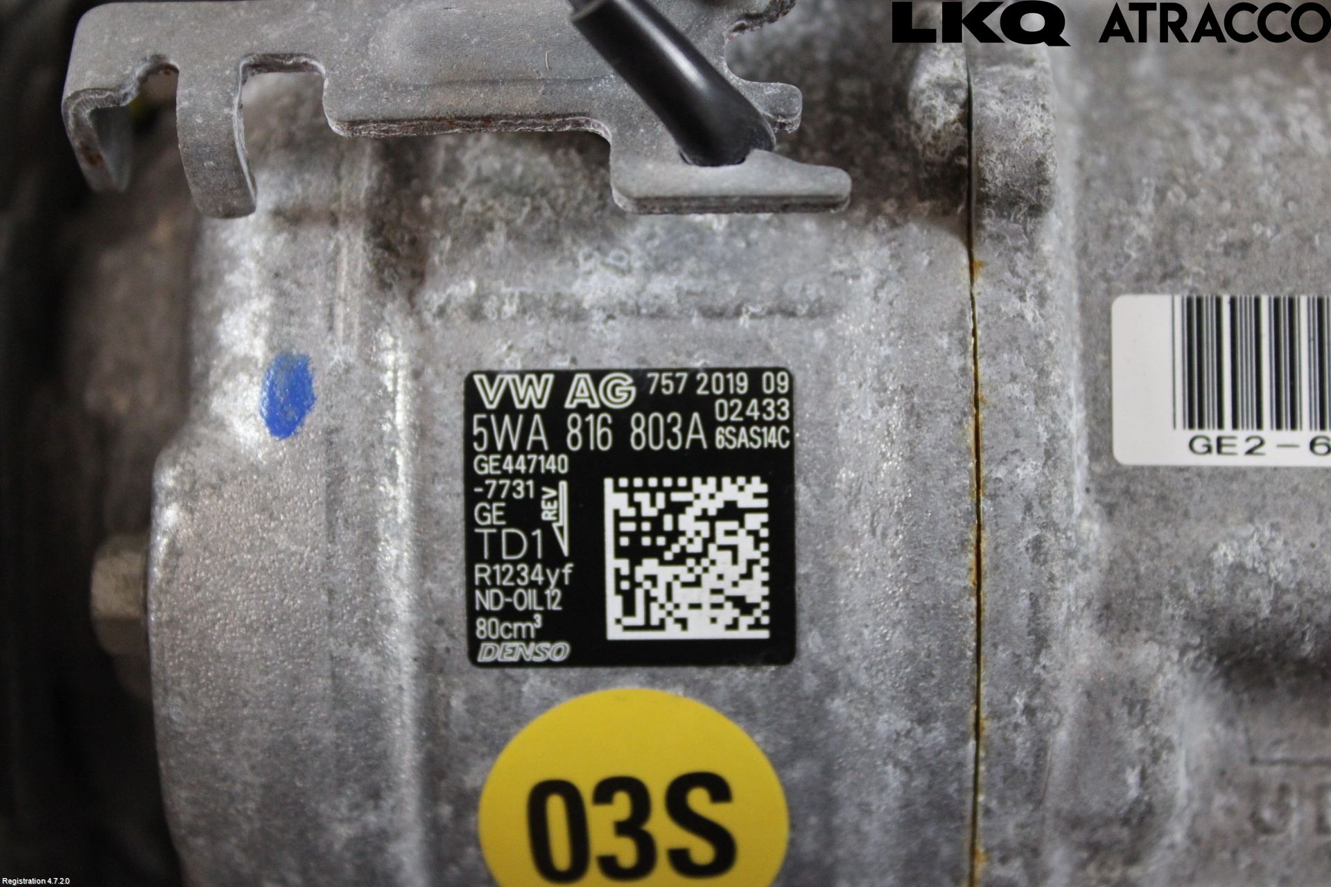 Audi Q3 F3 19- Varme Ac Kompressor