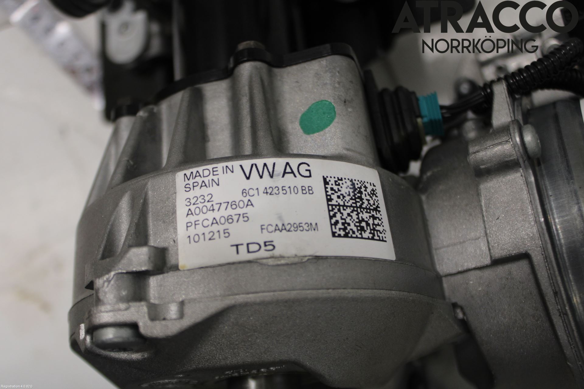 Volkswagen VW POLO 10-17 Rattakselaggregat Innebygd Servo