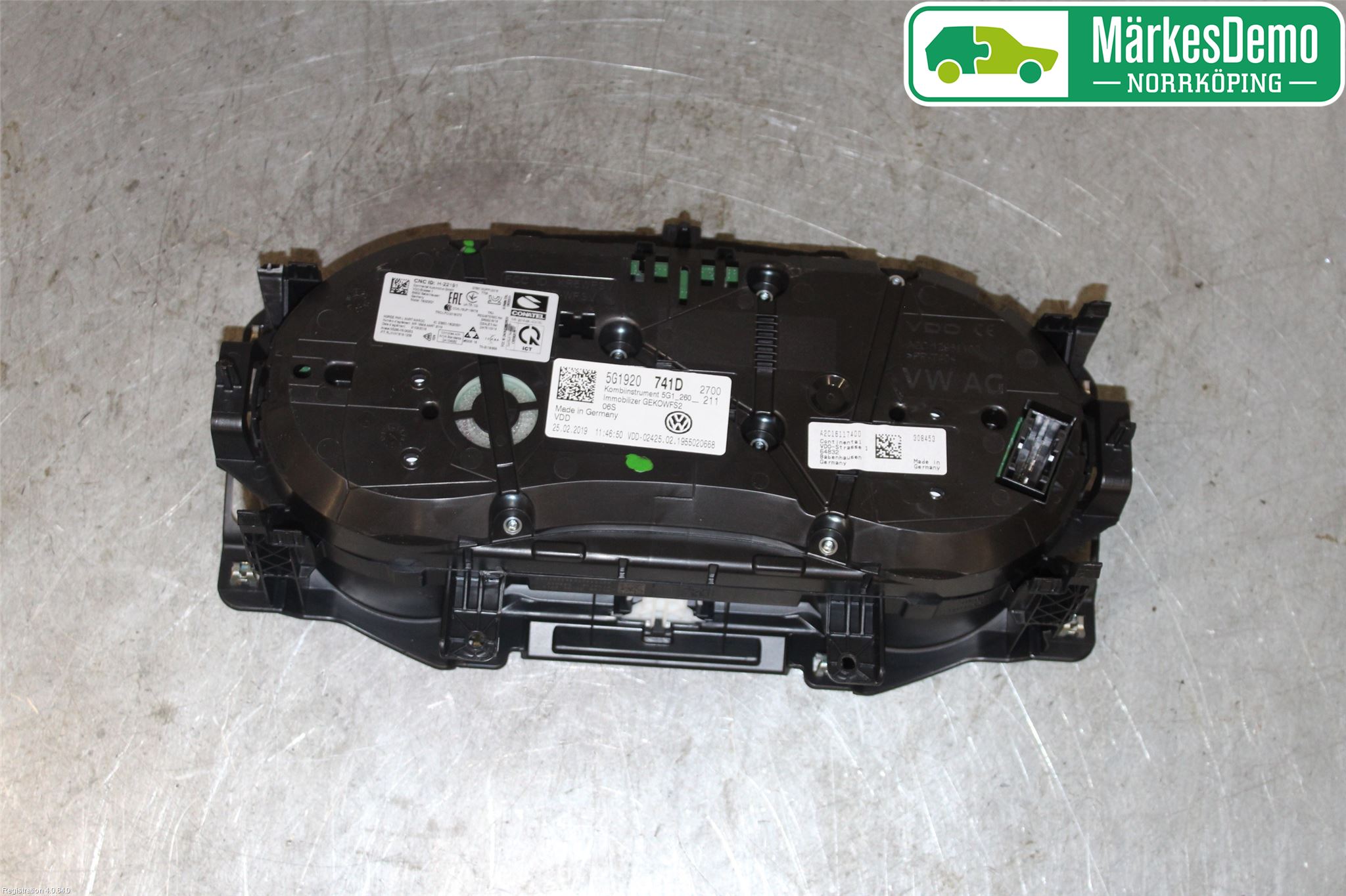 Volkswagen VW GOLF / E-GOLF VII 13-20 Instr Kombinert