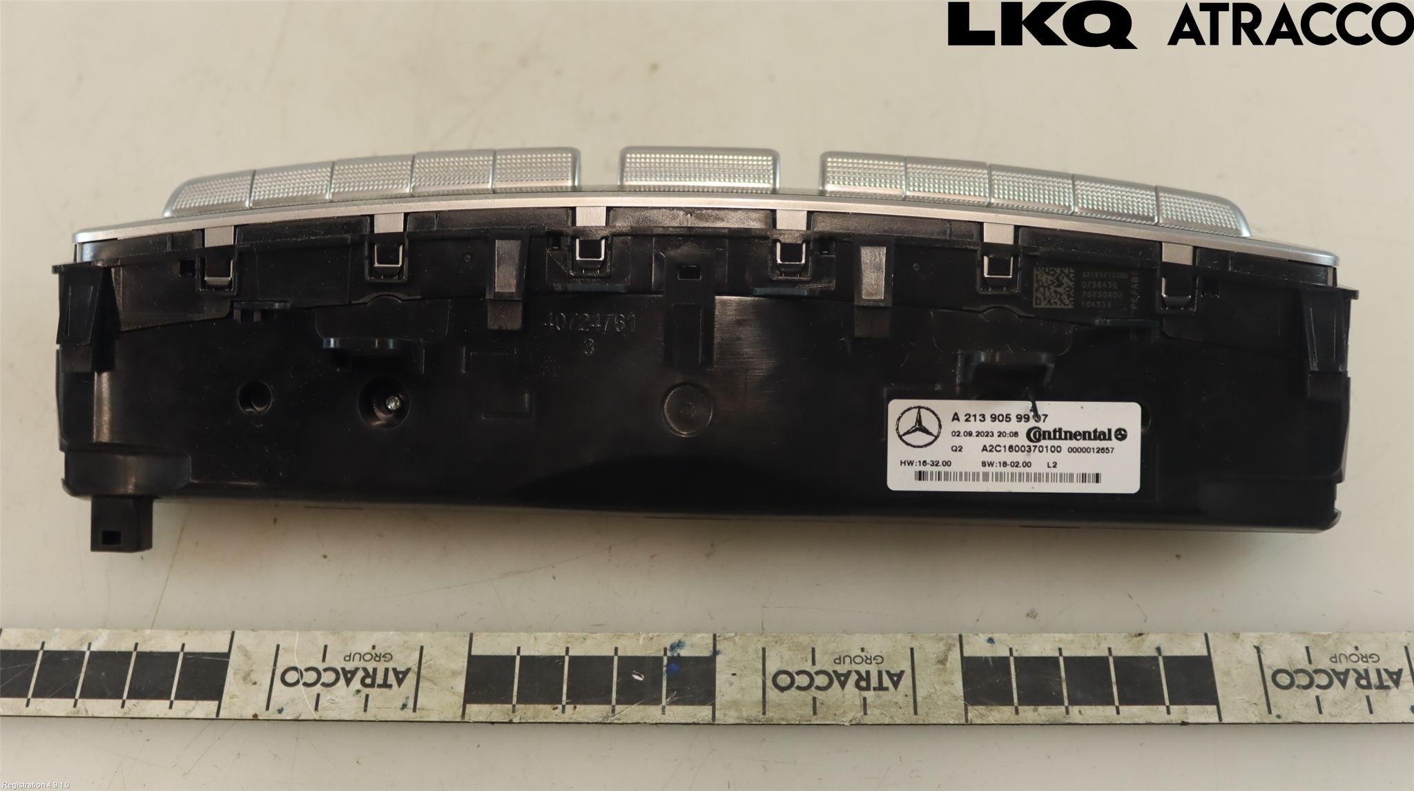 Mercedes-Benz MB E-KLASS (W213) 16-23 Varmeapparat Panel(Regulering)
