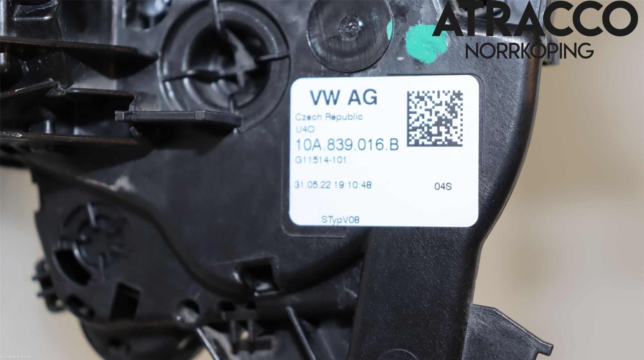 Volkswagen VW ID.3 21- Dørlås - Låsekasse
