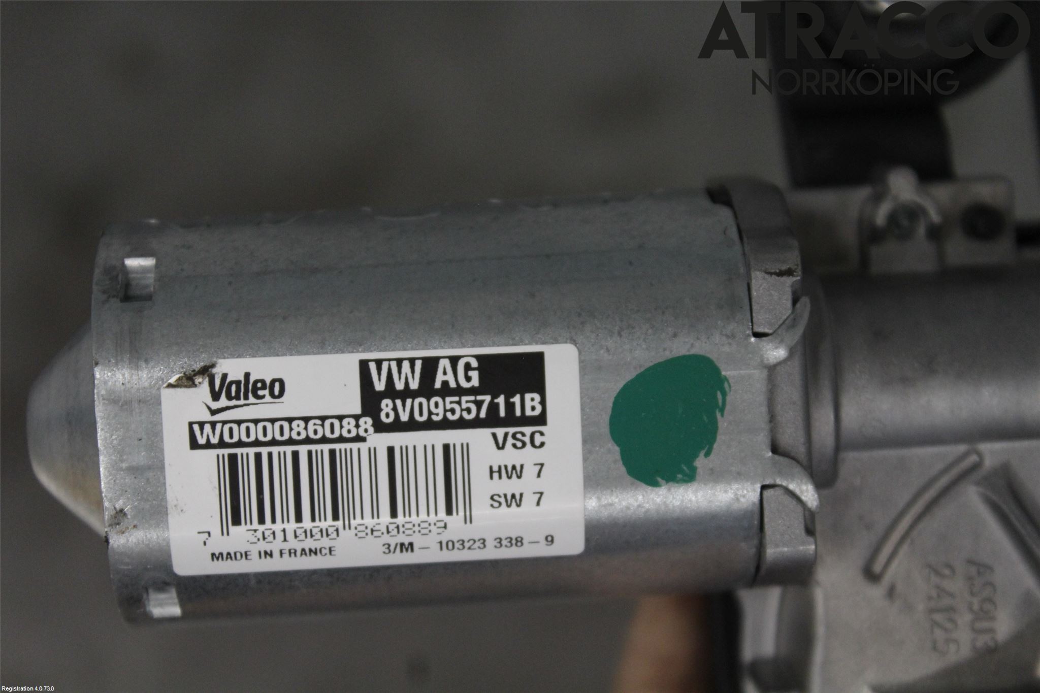 Audi A3/S3 8V 13-20 Viskermotor Bakluke