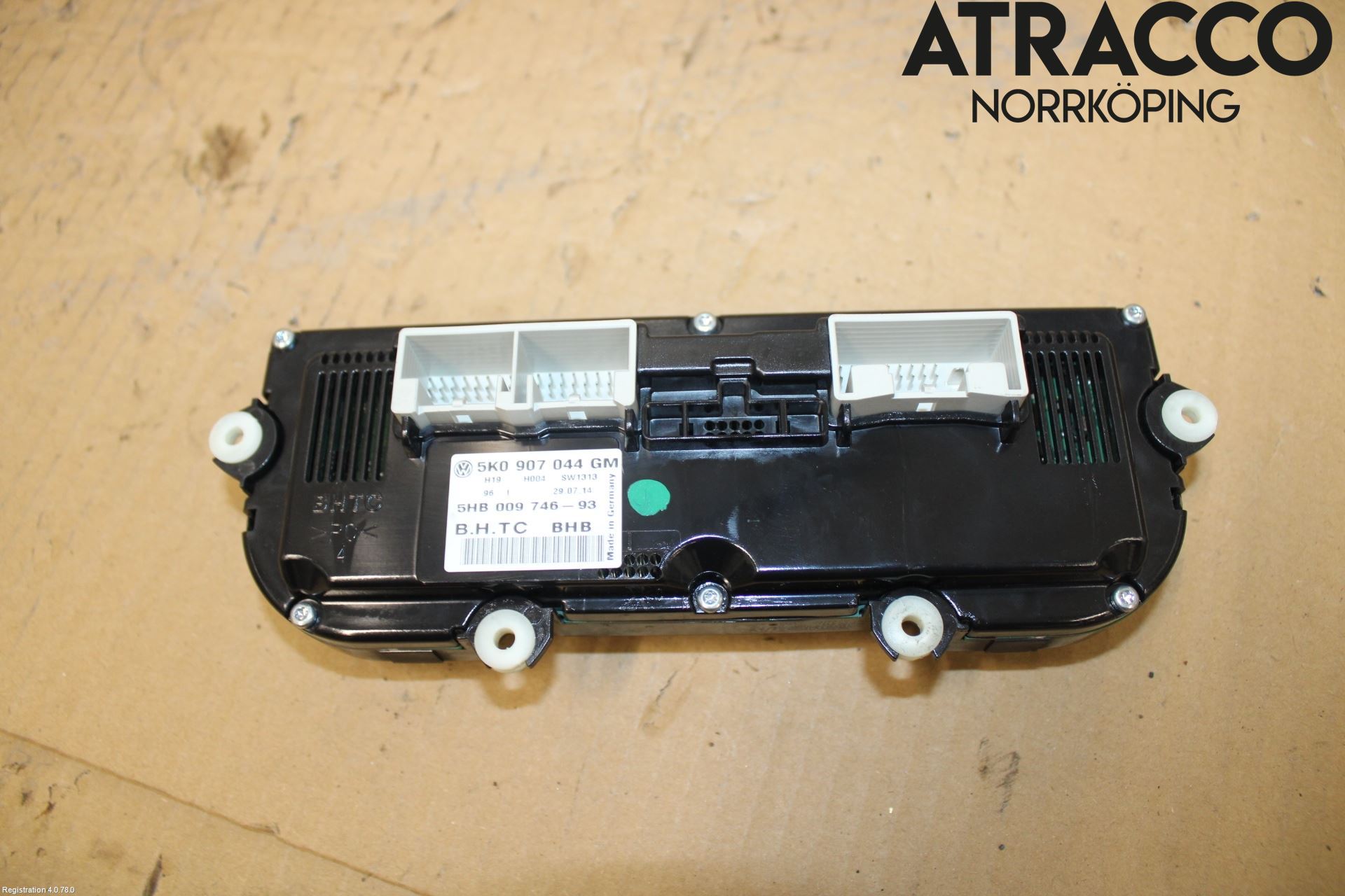 Volkswagen VW TIGUAN 07-16 Varmeapparat Panel(Regulering)