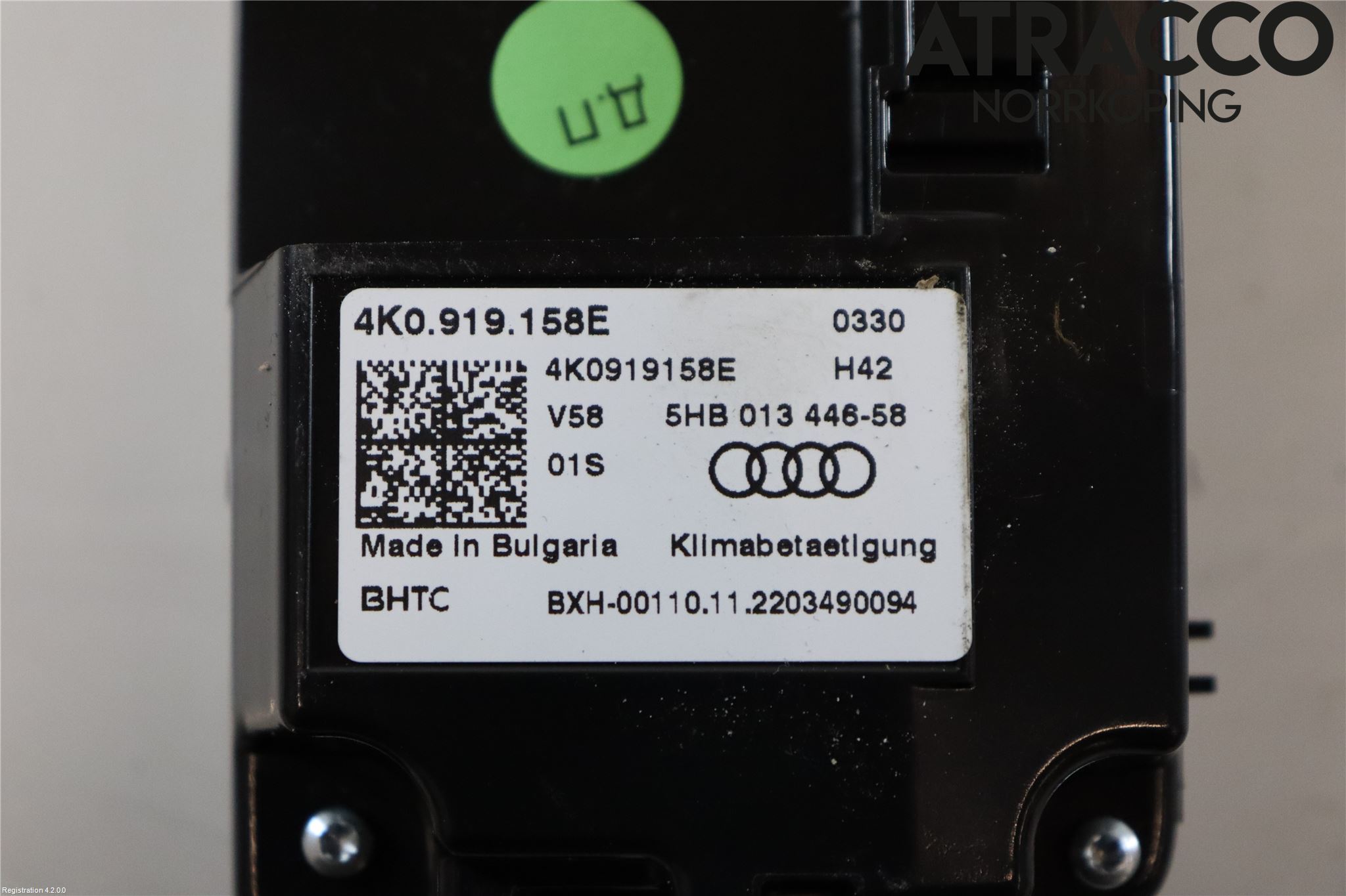 Audi Q7/SQ7 Varmeapparat Panel(Regulering)